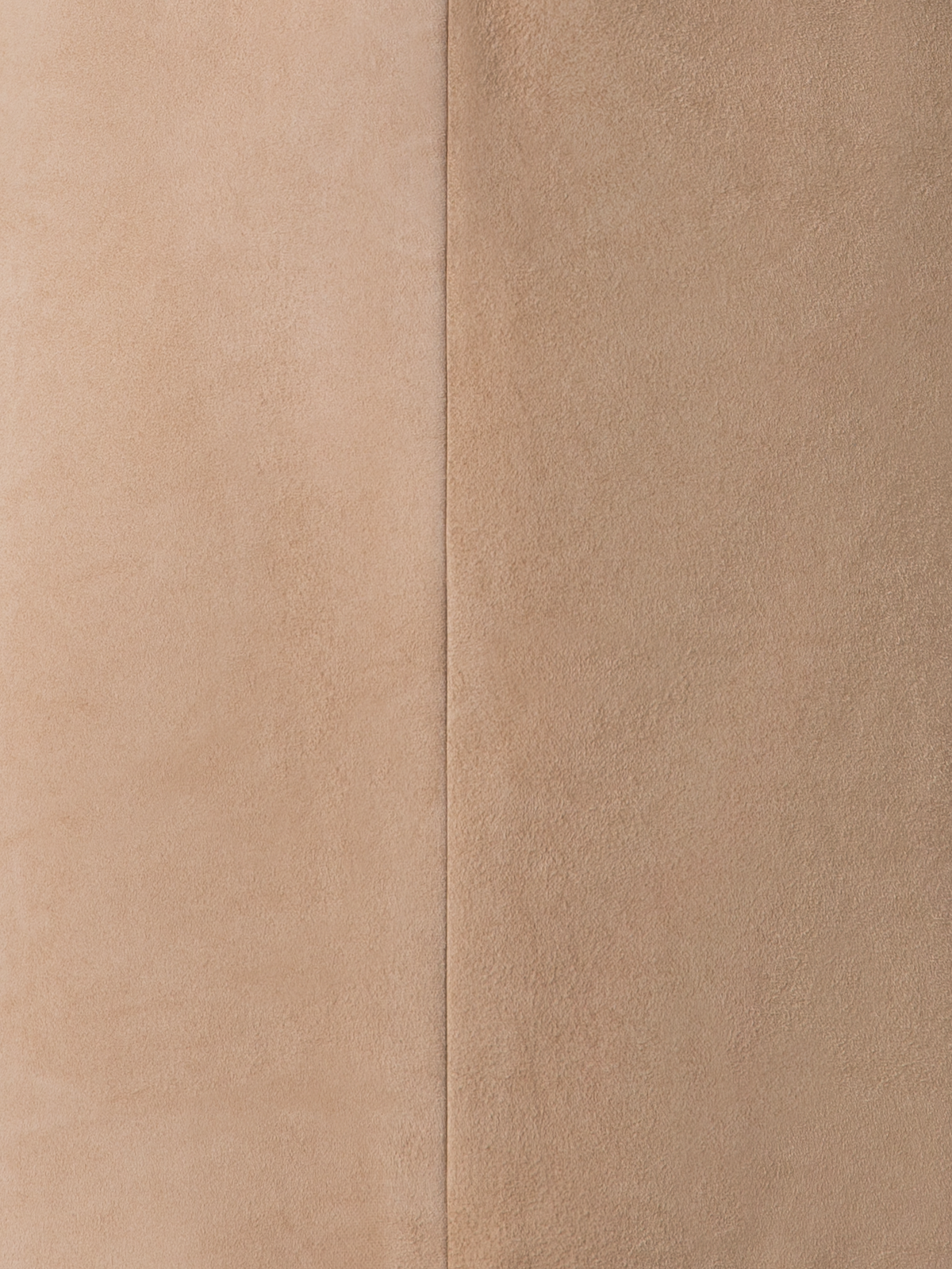 Designer Soft Cotton Raffia and Suede Leather Dress - beige