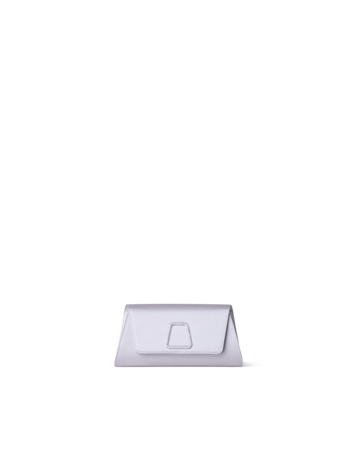 Designer Anouk Mini Trapezoid Clutch - blue - grey - silver - pink