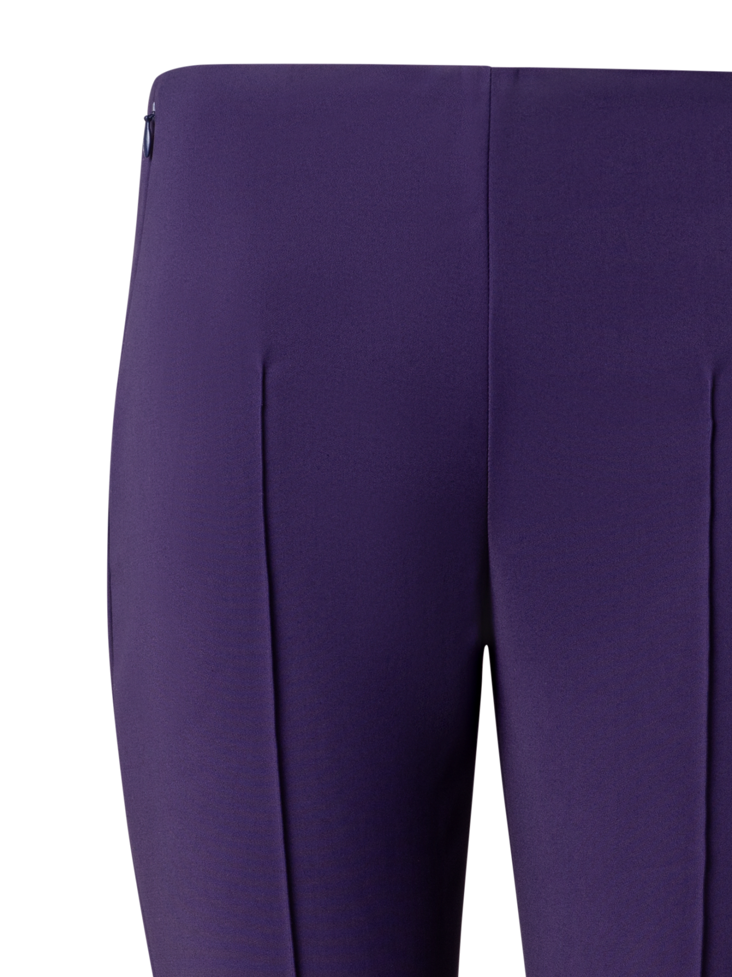 Designer Slim Cotton Techno Stretch Pants - purple