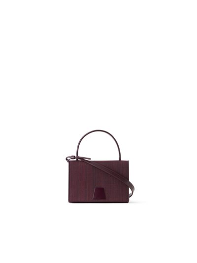 Designer Alice Small Top Handle Bag - wine