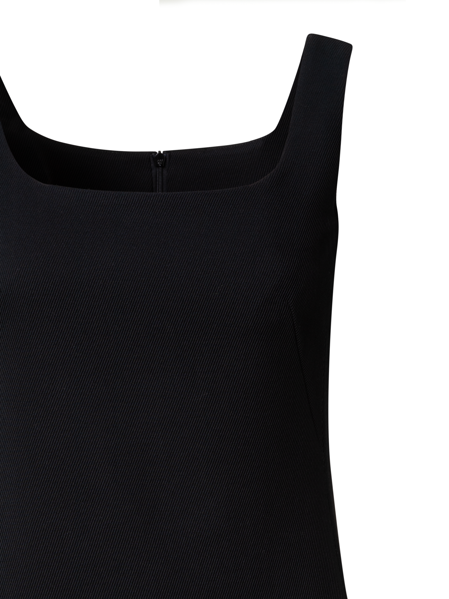 Designer Wool Tricotine Mini Dress