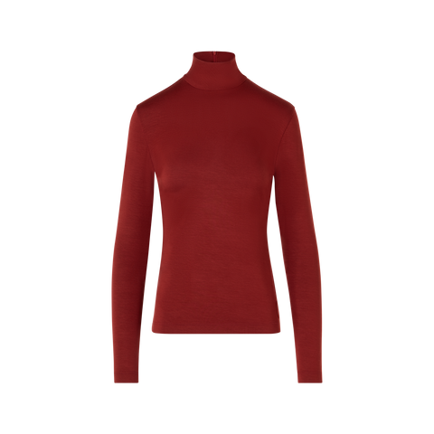 Tailliertes Modal-Shirt mit Punto Dot Detail