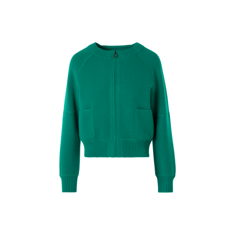 Strickjacke aus Kaschmir-Piqué