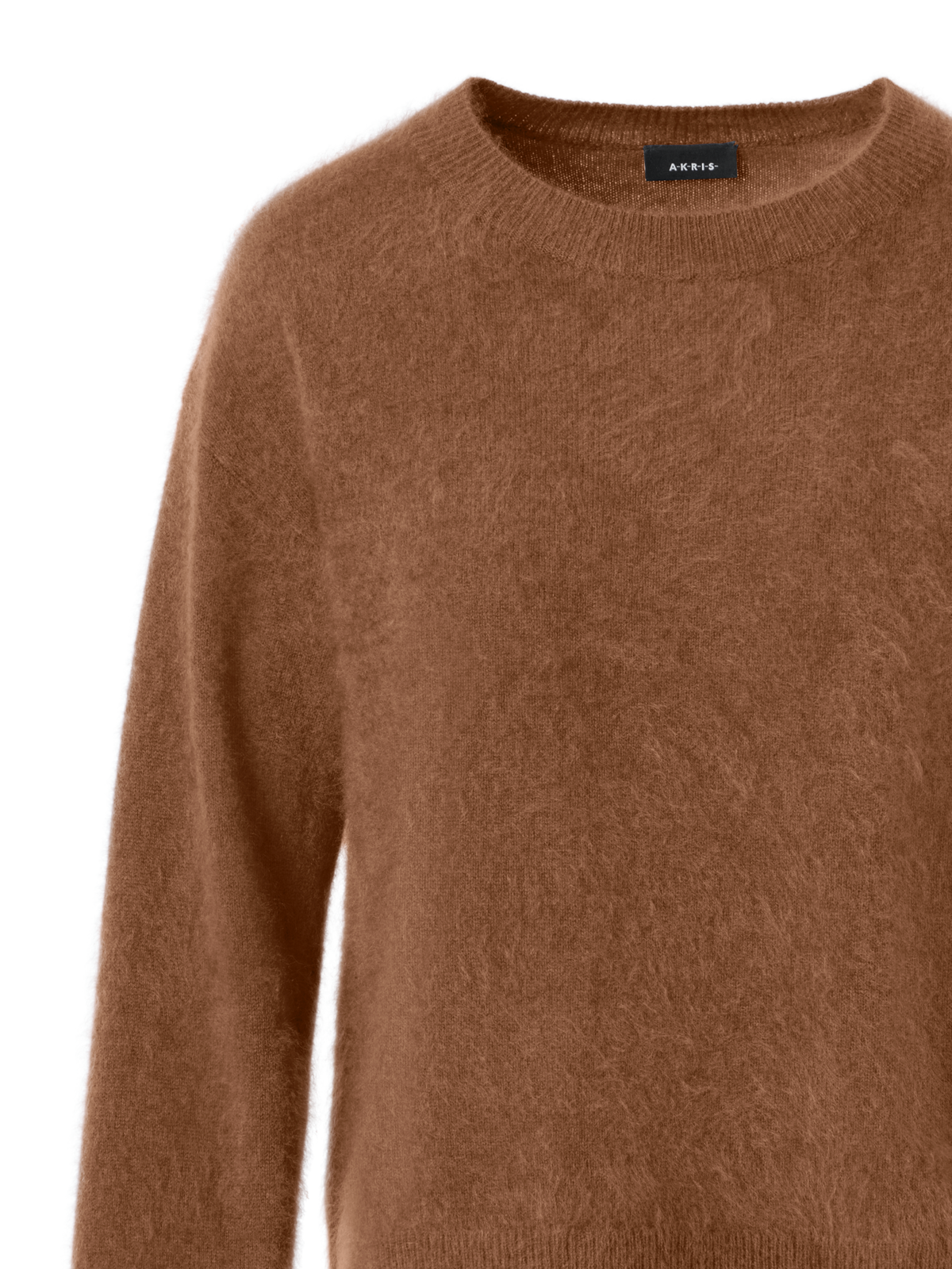 Designer Cloud Cashmere Knit Sweater - brown