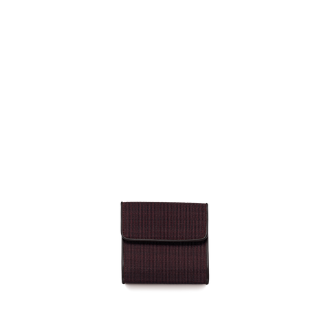 Small Flap Wallet in Horsehair