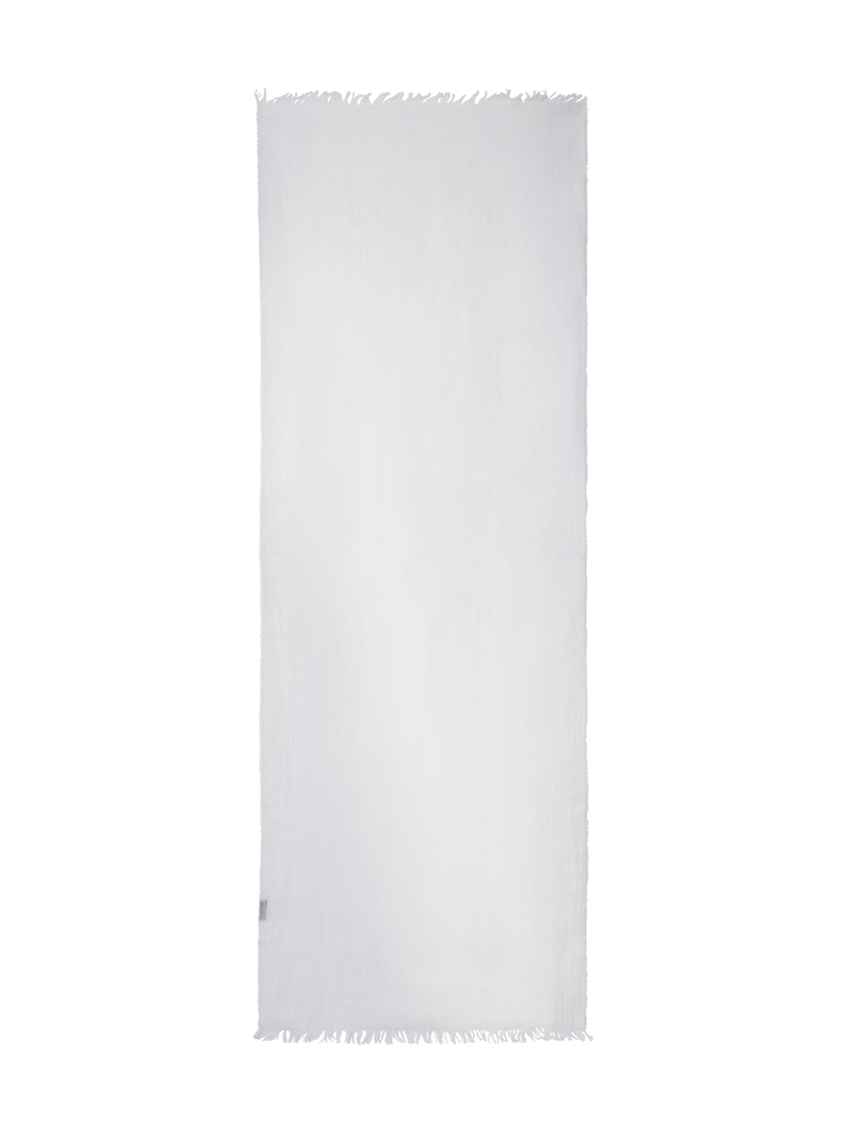 Designer Linen Scarf - neutral - white