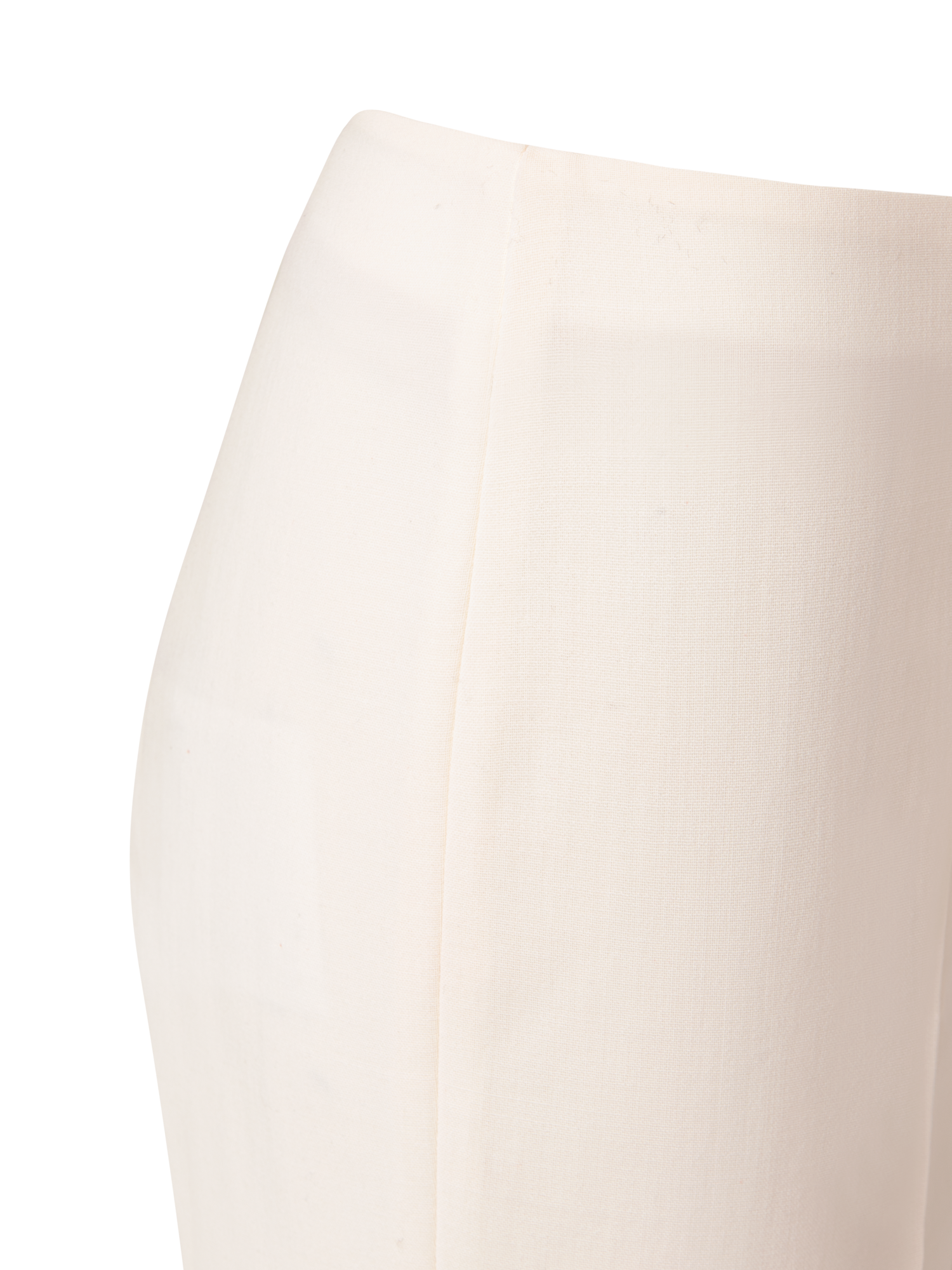 Designer Slim Wool-Double Face Pants - neutral - ecru - white