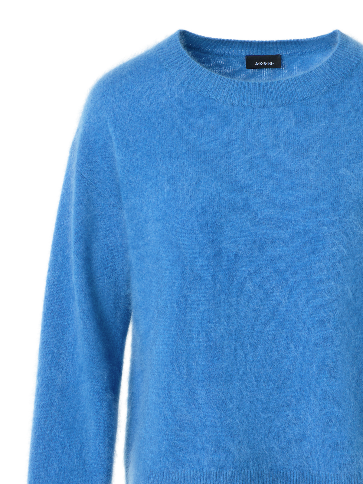Designer Cloud Cashmere Knit Sweater - blue