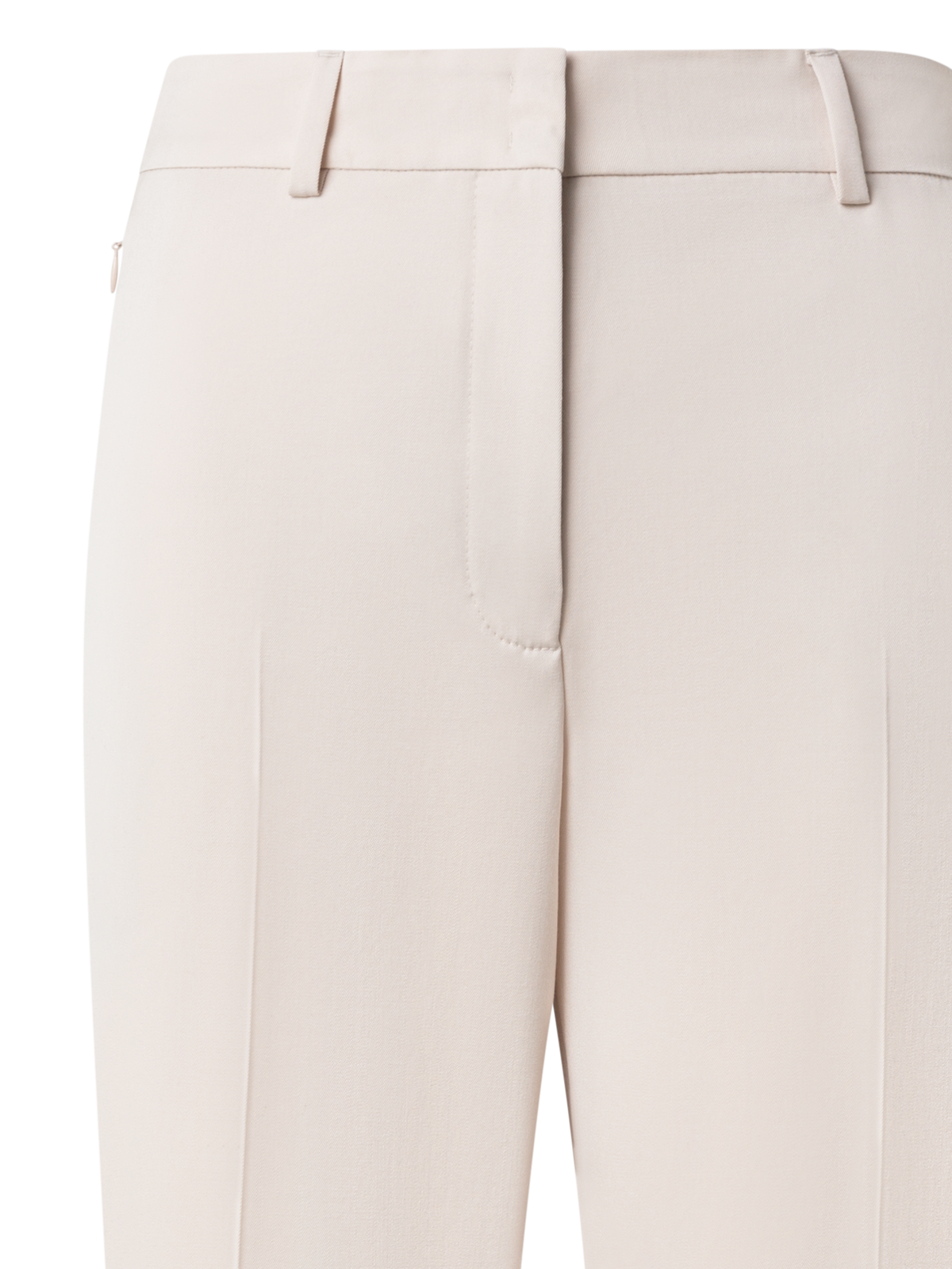 Designer Straight Wool Gabardine Pants - neutral - pastel - beige