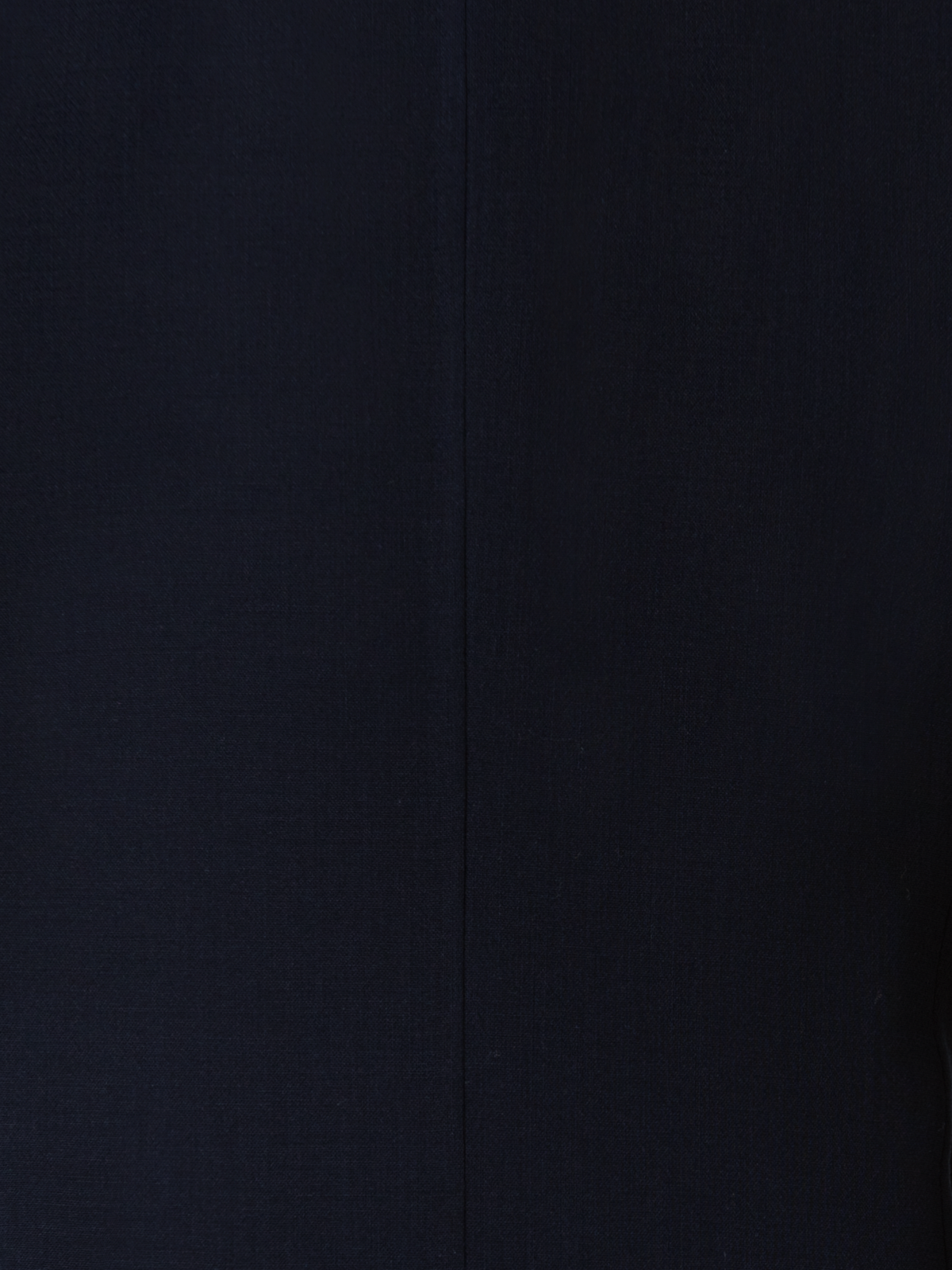 Designer Double-Face Blazer with Leather-Lined Collar - navy - blue