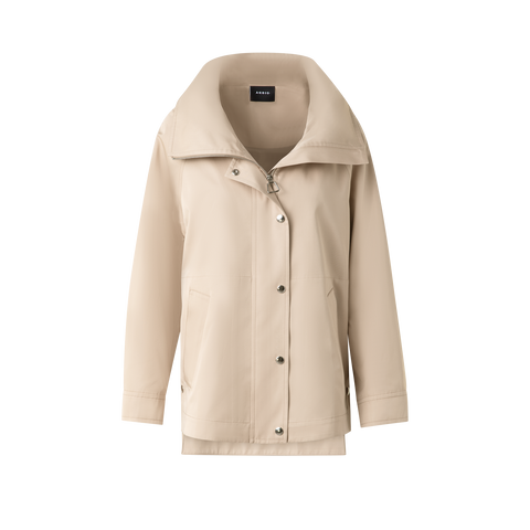 Oversized Water-Resistant Silk Parka