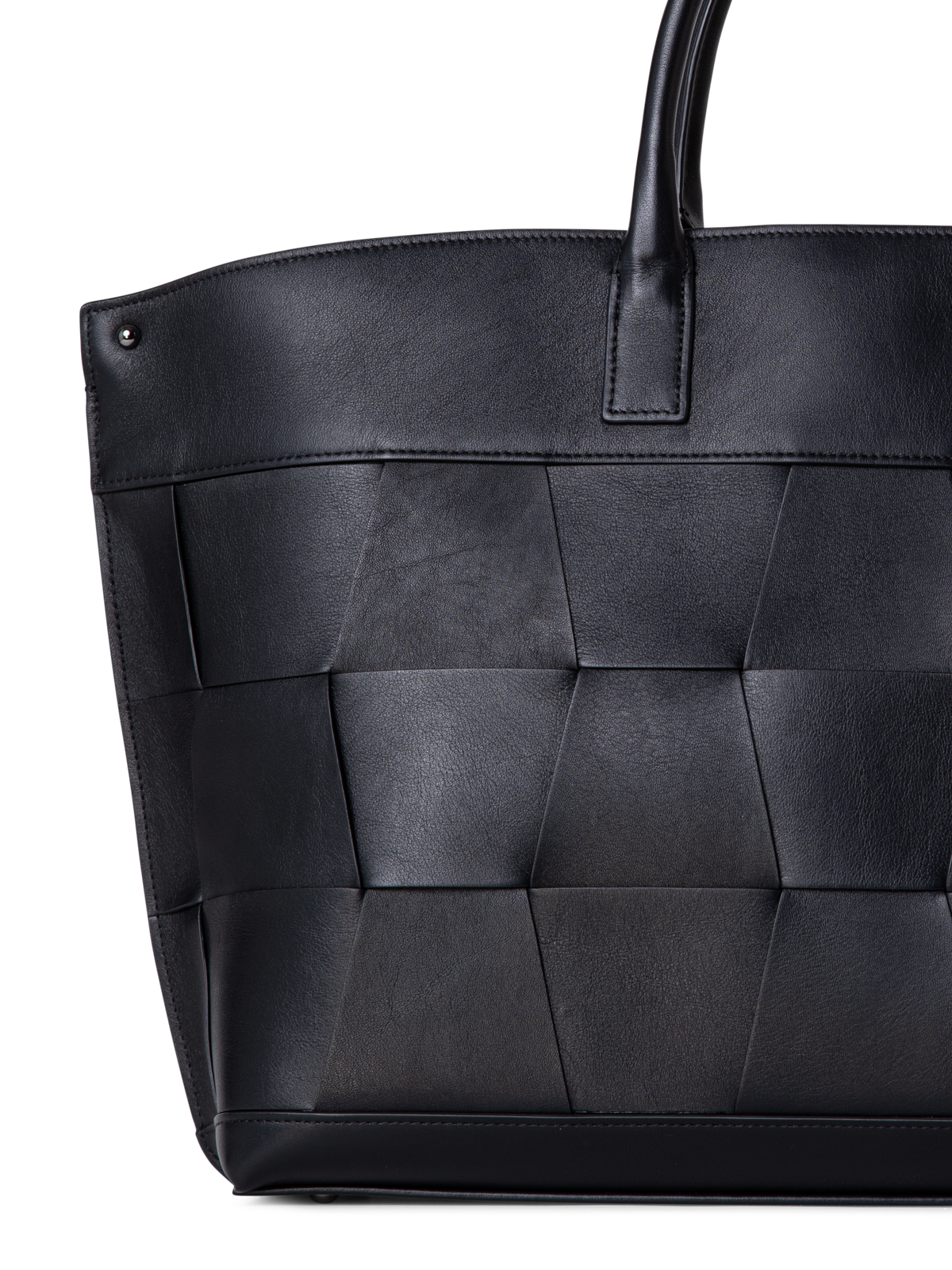 Designer Ai Medium Top Handle Tote - neutral - black