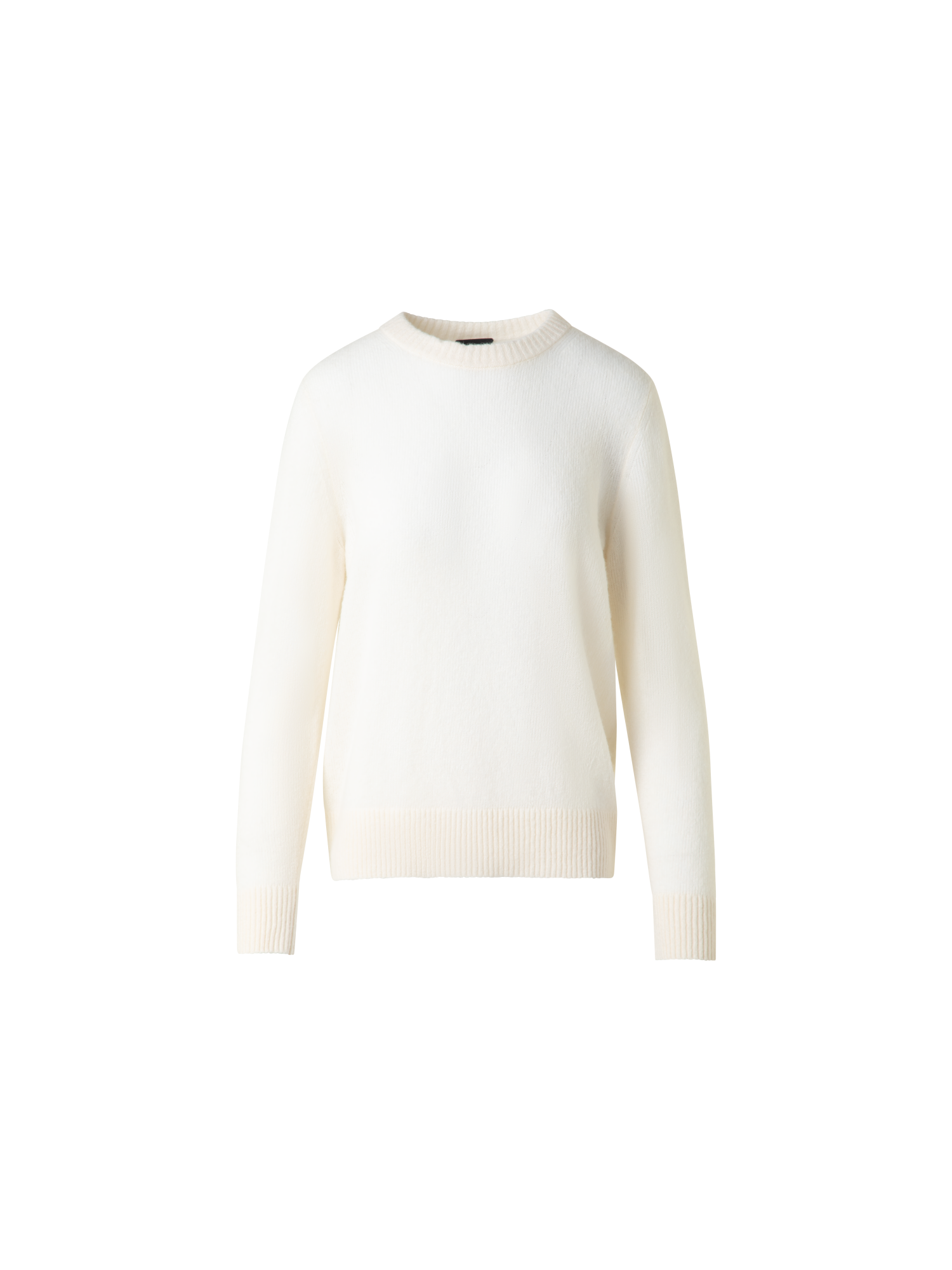 Designer Oversize Cashmere and Silk Sweater - white