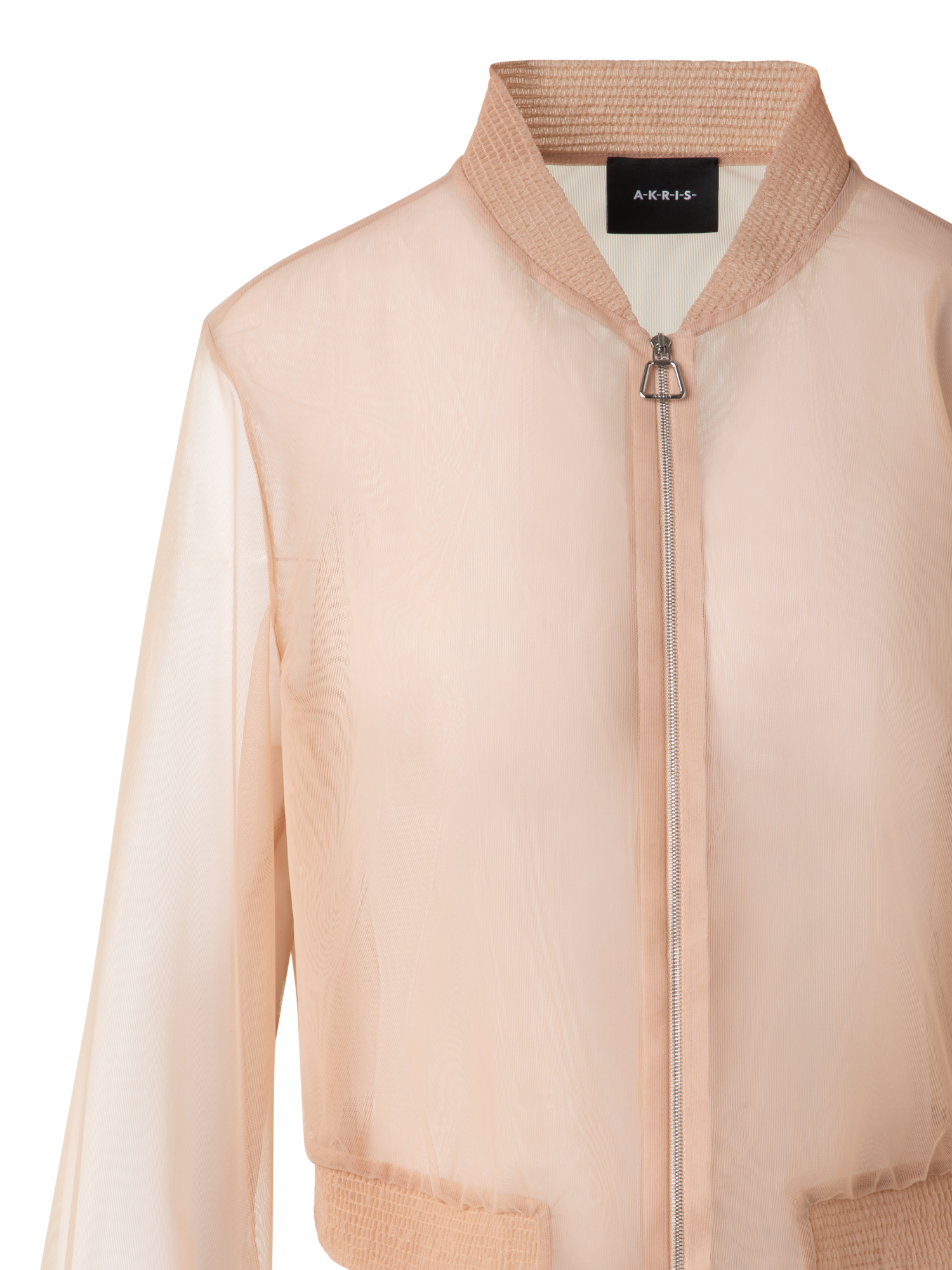 Sheer Tulle Bomber Jacket – Akris EU