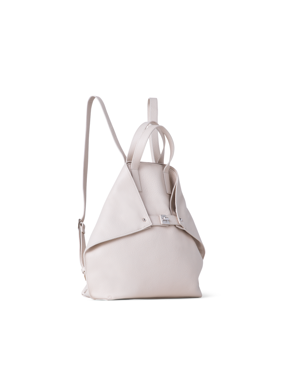 Designer Ai Medium Backpack - neutral - ecru - white