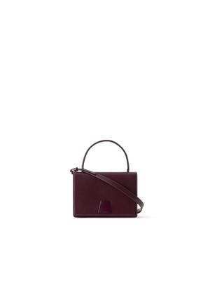Designer Alice Small Top Handle Bag - wine