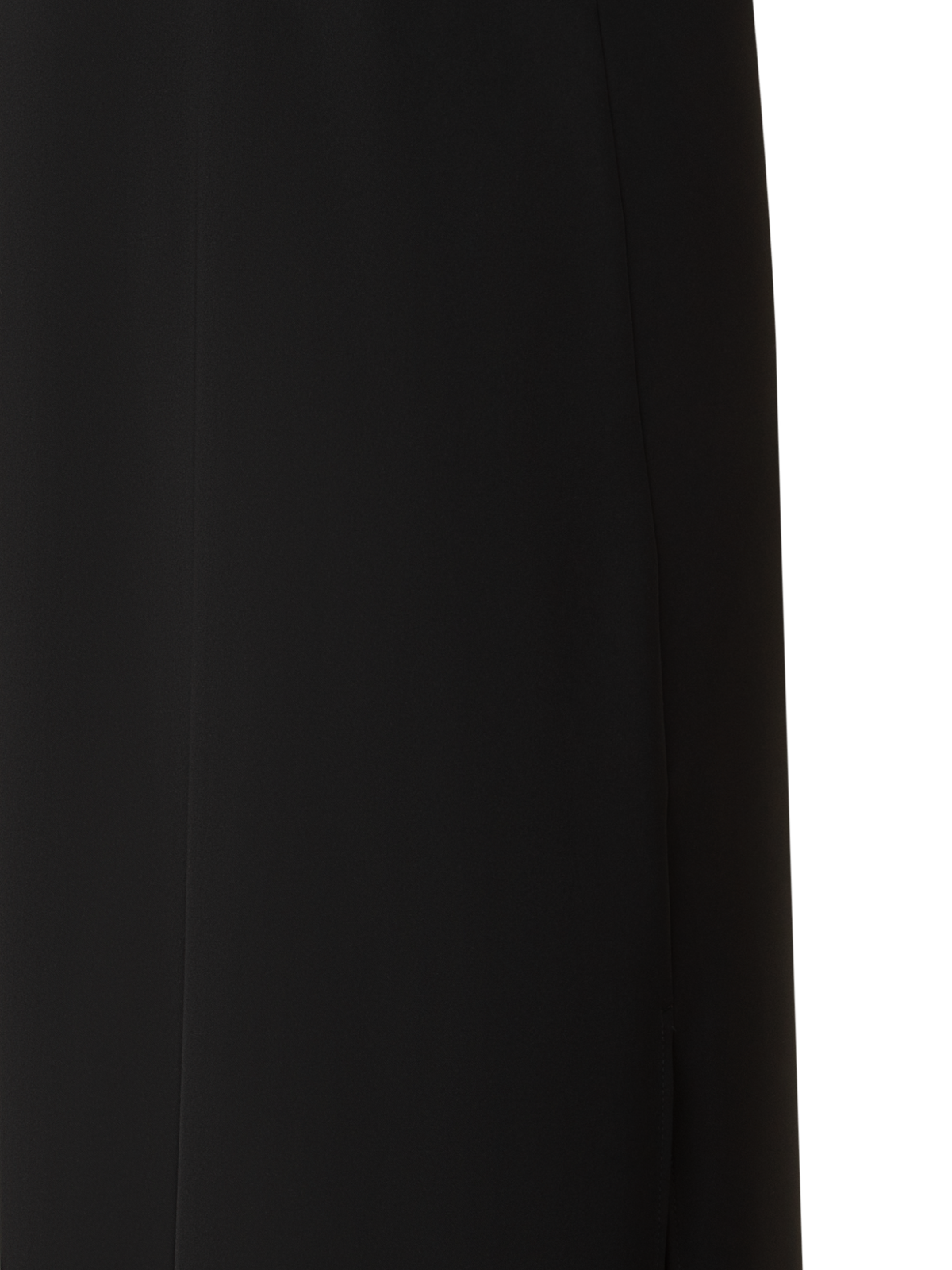 Designer Laser Cut Midi Dress with Off-shoulder Drape - black