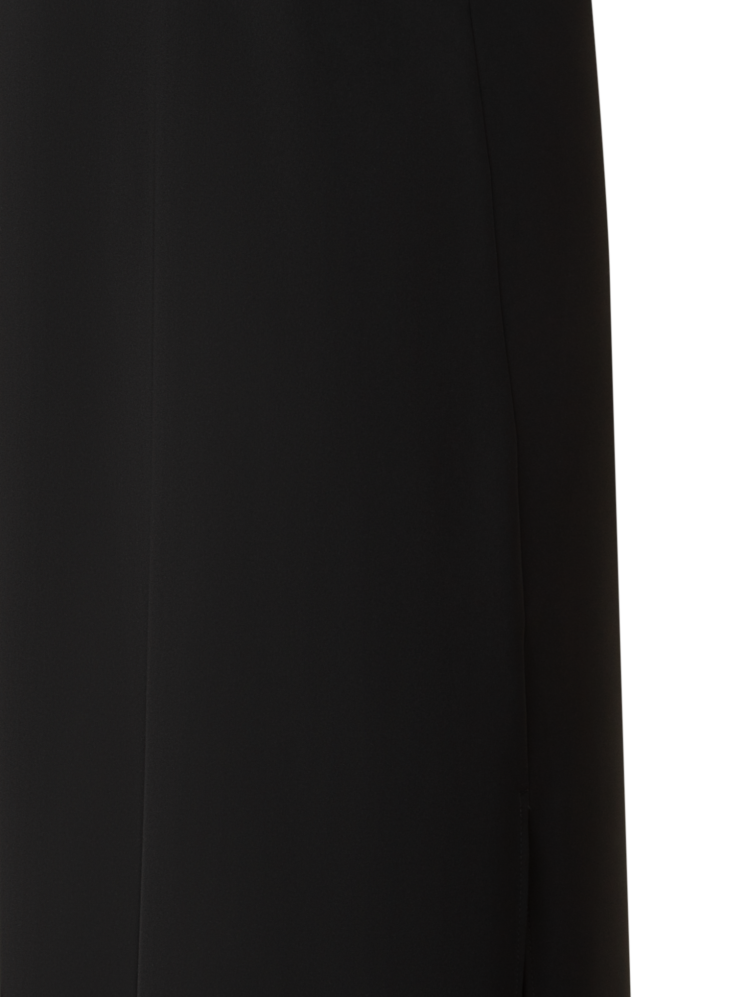 Designer Laser Cut Midi Dress with Off-shoulder Drape - black