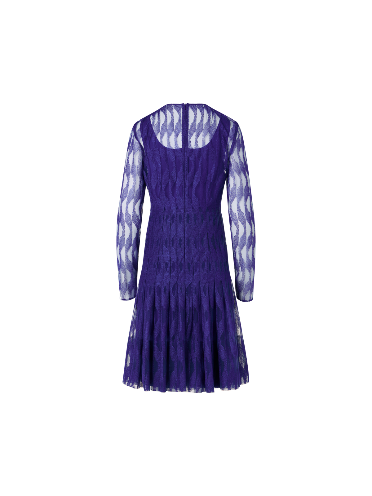 Designer Long-Sleeve High Plains Dress - purple