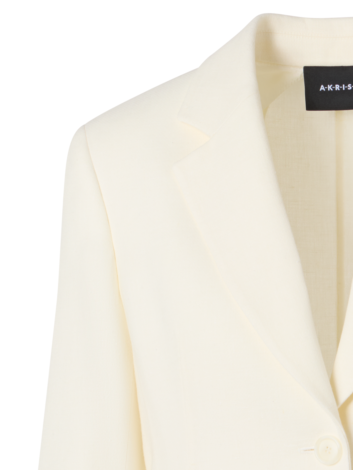 Designer Arie Jacket in Linen-Wool Double-Face - ecru