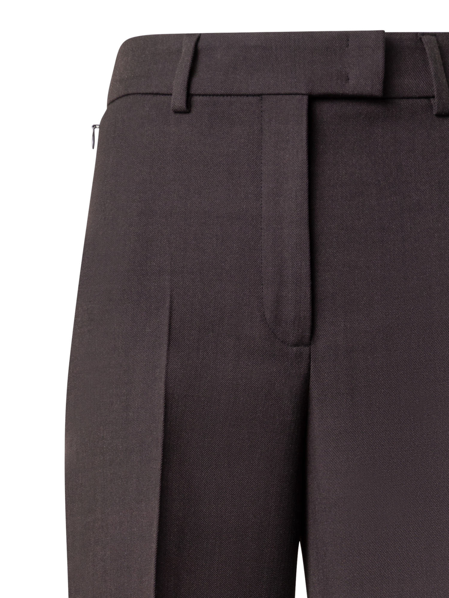 Designer Wide Double-Face Pants with Mocca Loop Print - brown - multicolor