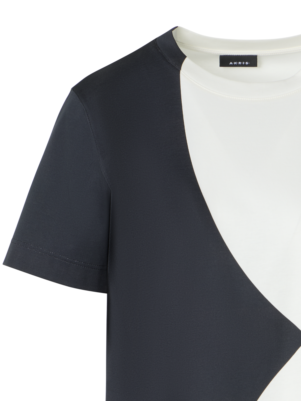 Designer Relaxed Cotton T-Shirt with Cloud Print - multicolor