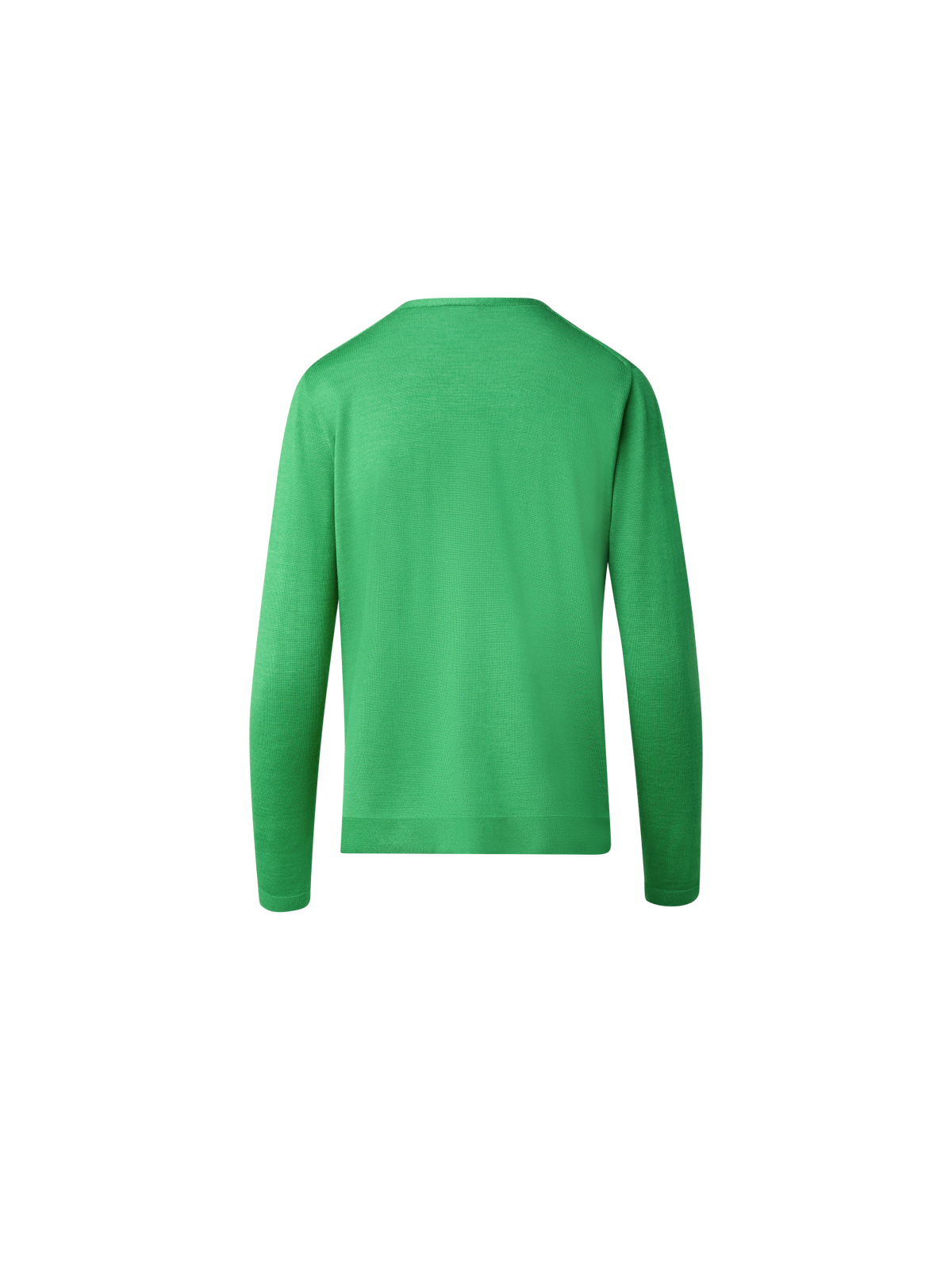 Designer Seamless Cashmere Silk Knit V-Neck Sweater - green