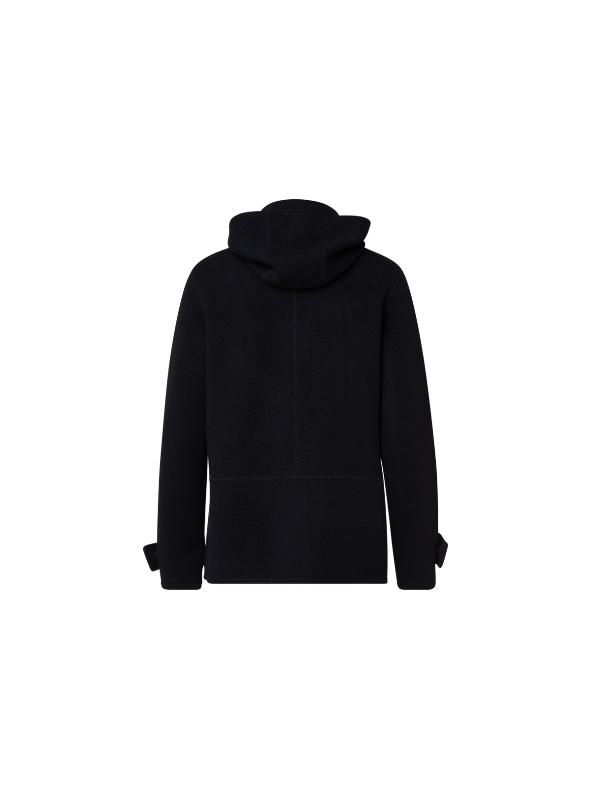 Designer Cashmere Piqué Jacket with Removable Hood