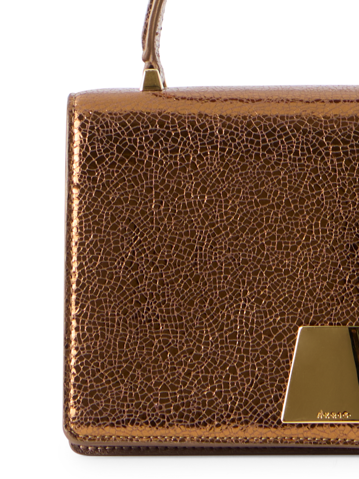 Designer Alice Mini Top Handle Bag - gold