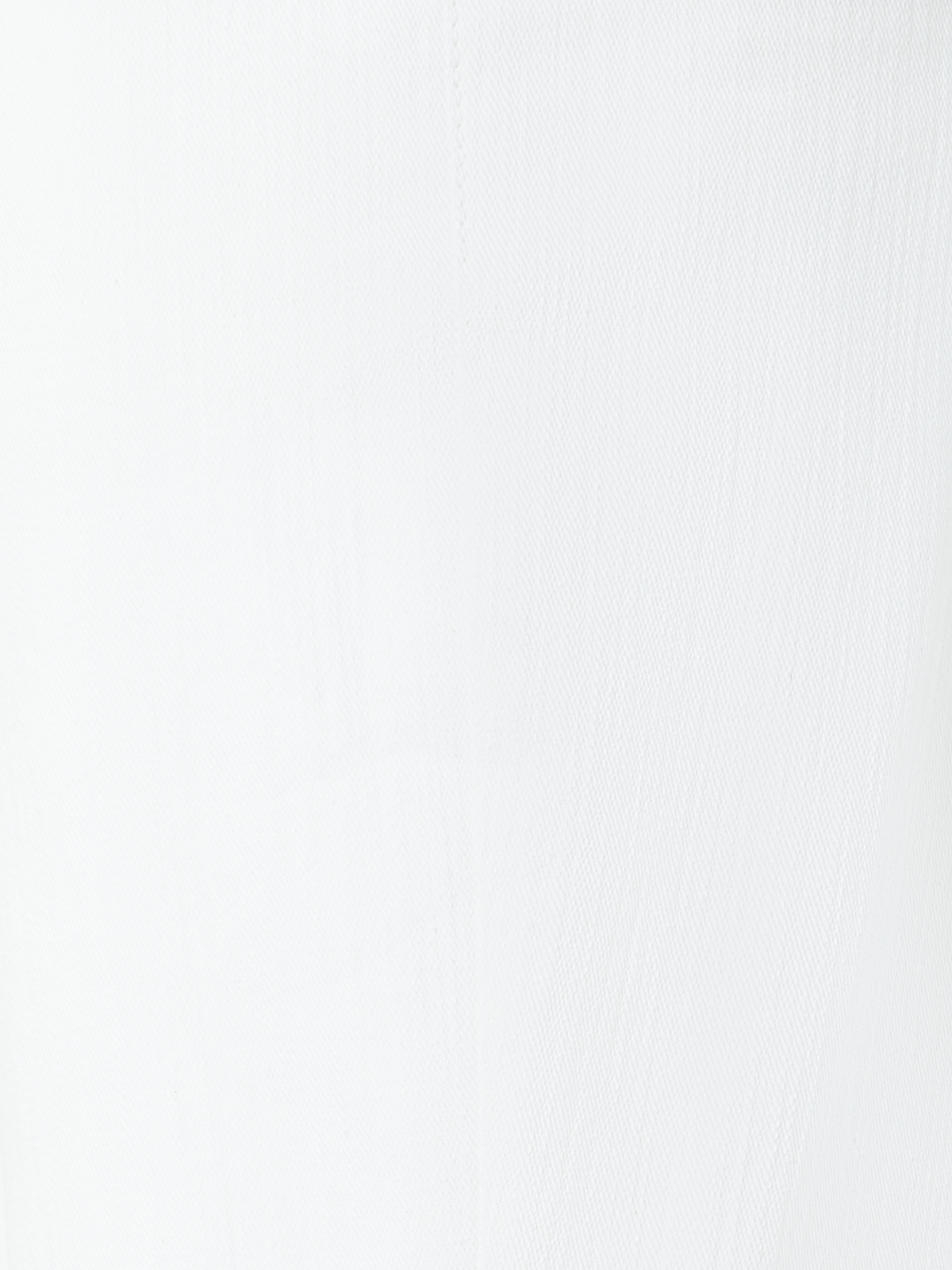 Designer Bootcut Cotton Denim Pants - neutral - ecru - white