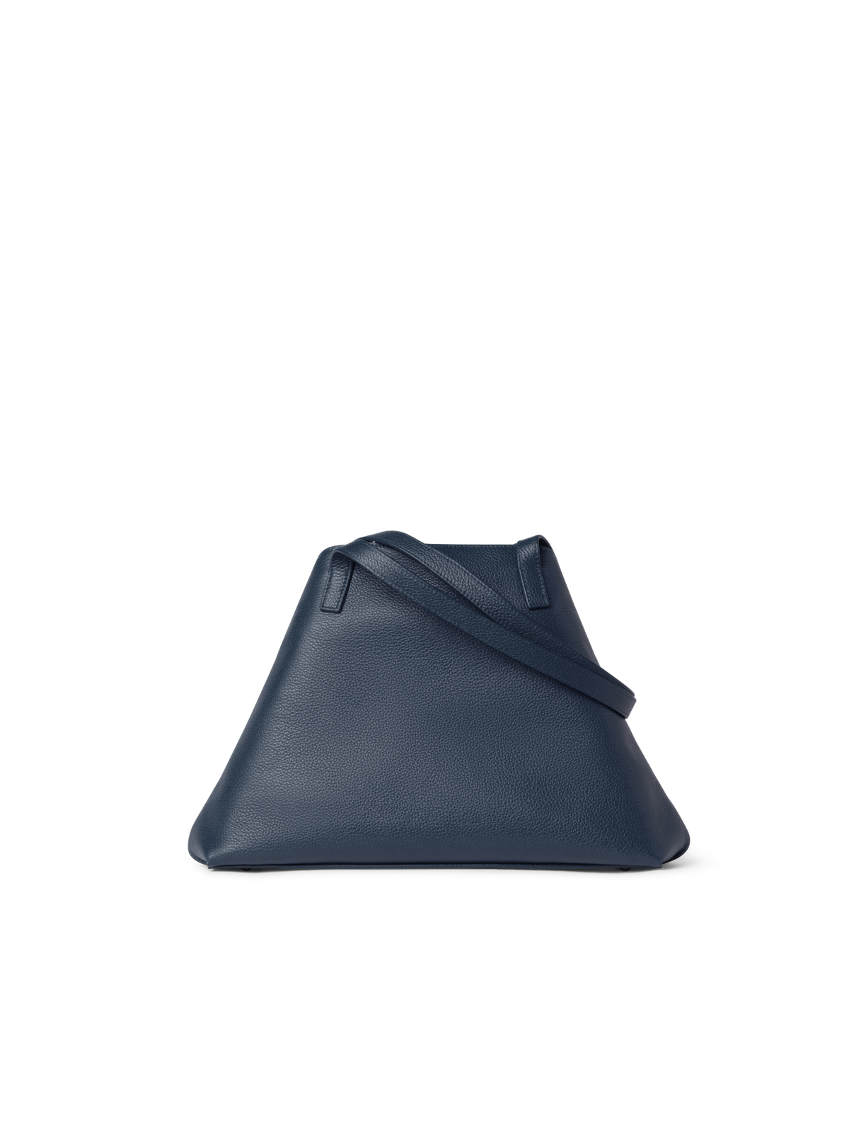 Designer Ai Small Shoulder Tote - navy - blue