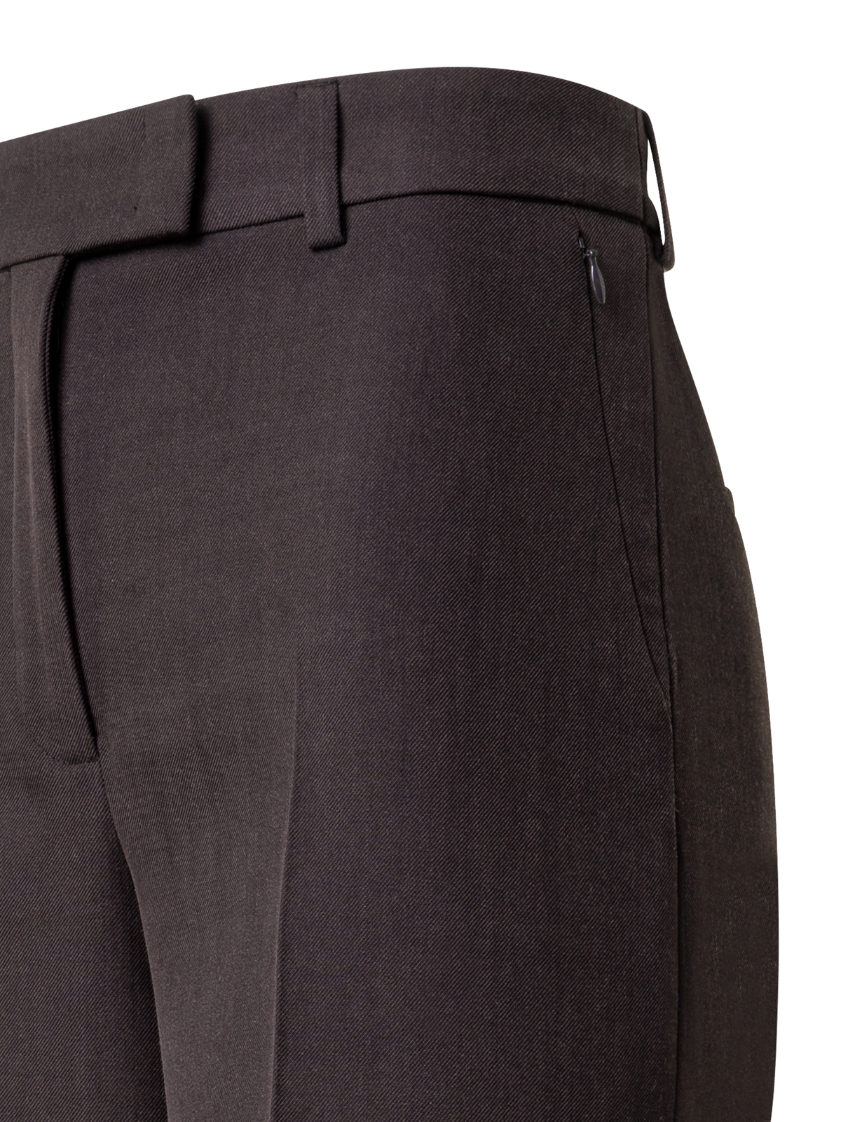 Designer Wide Double-Face Pants with Mocca Loop Print - brown - multicolor