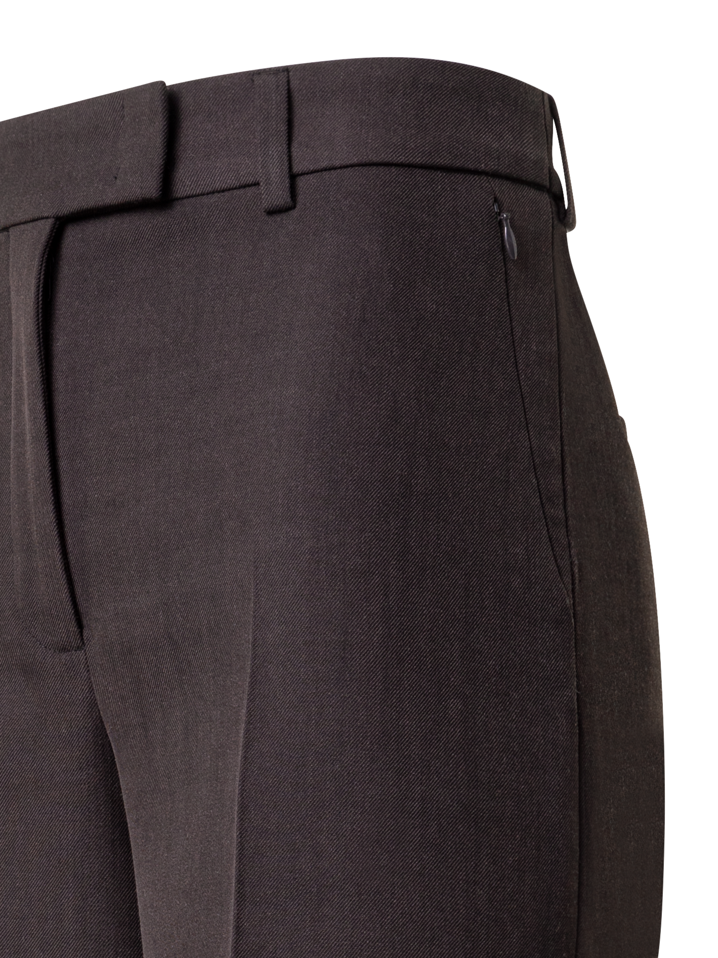 Designer Wide Double-Face Pants with Mocca Loop Print - brown - multicolor