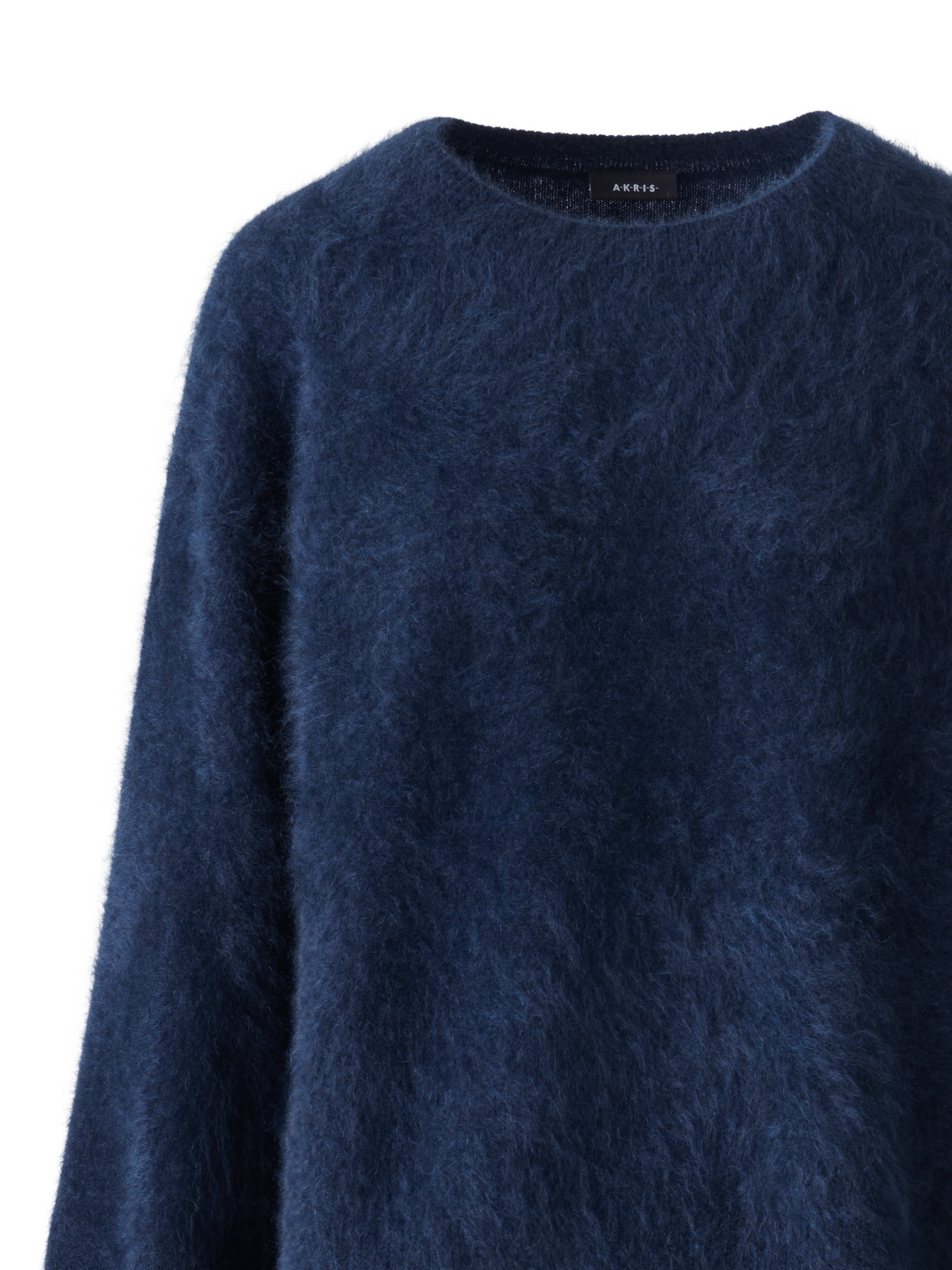 Designer Cloud Cashmere Knit Sweater - neutral - navy - blue