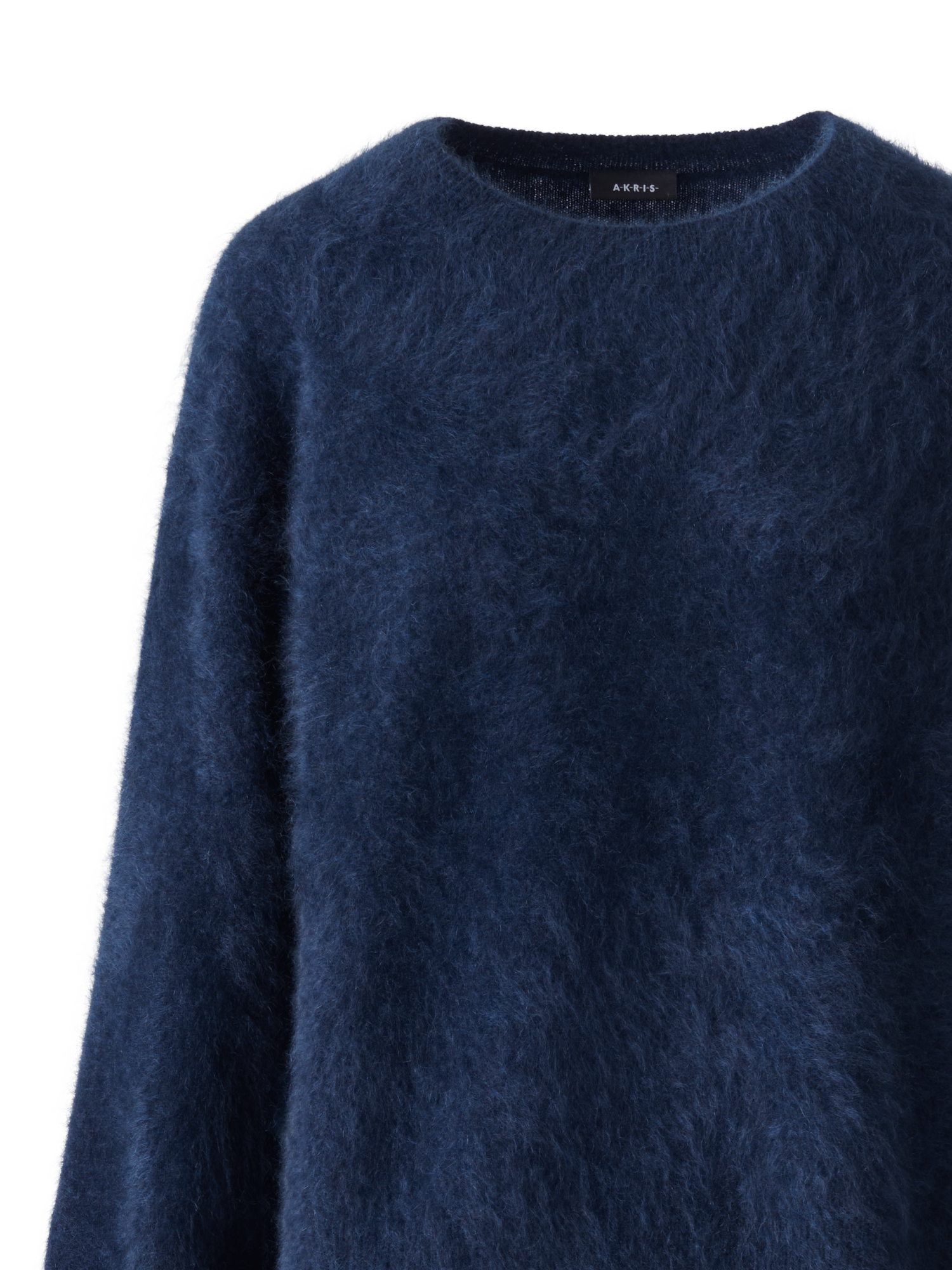 Designer Cloud Cashmere Knit Sweater - neutral - navy - blue