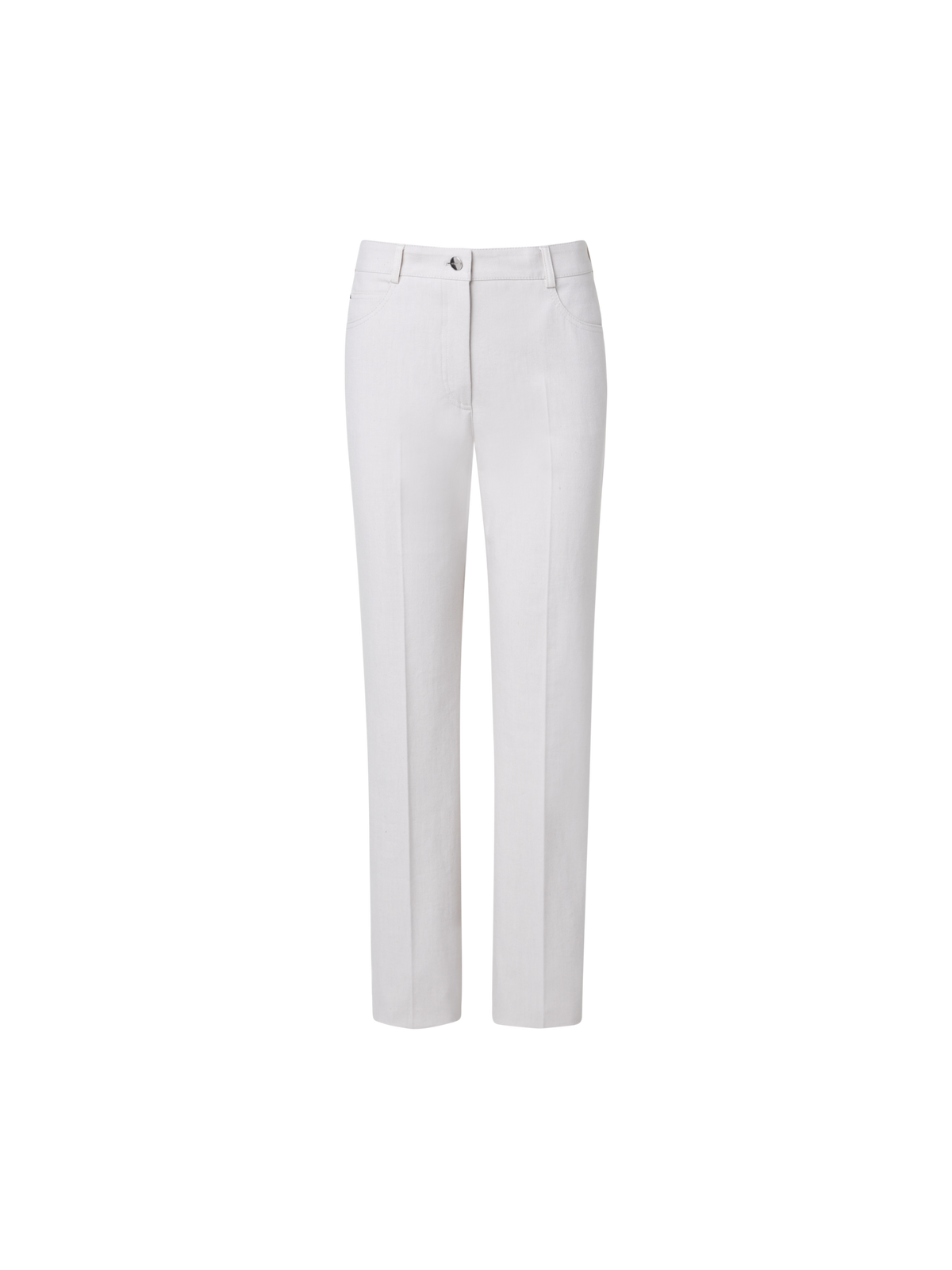 Designer Straight Cotton Stretch Denim Pants
