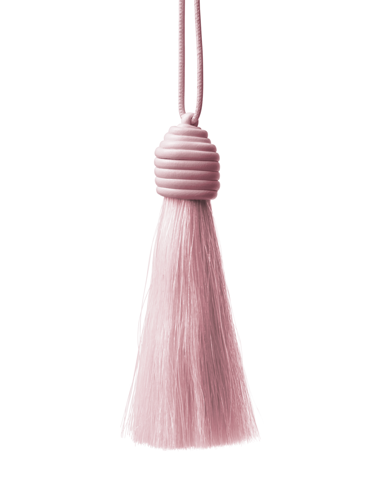Designer Horsehair Necklace - pink