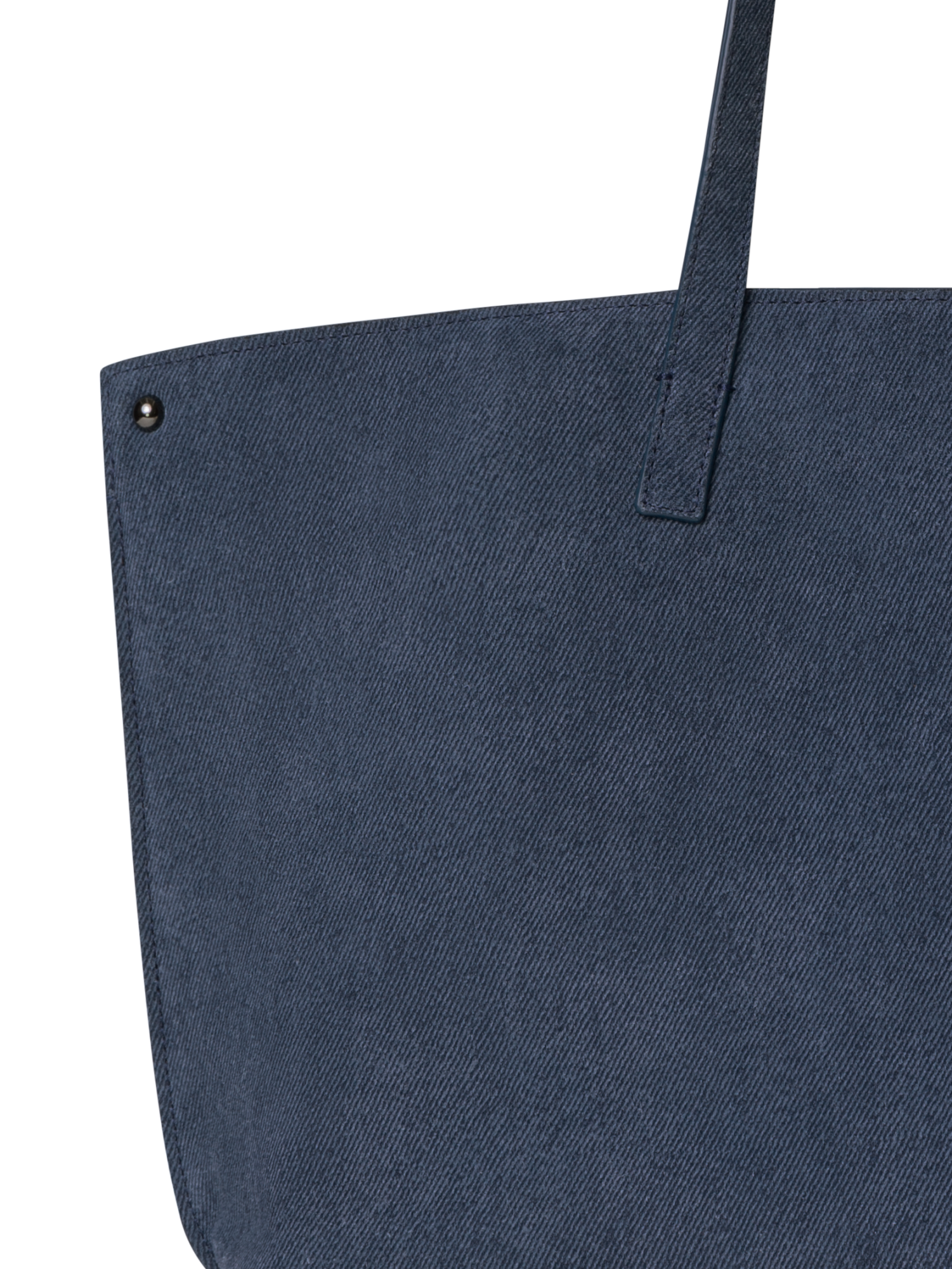 Designer Ai Small Shoulder Tote - navy - blue