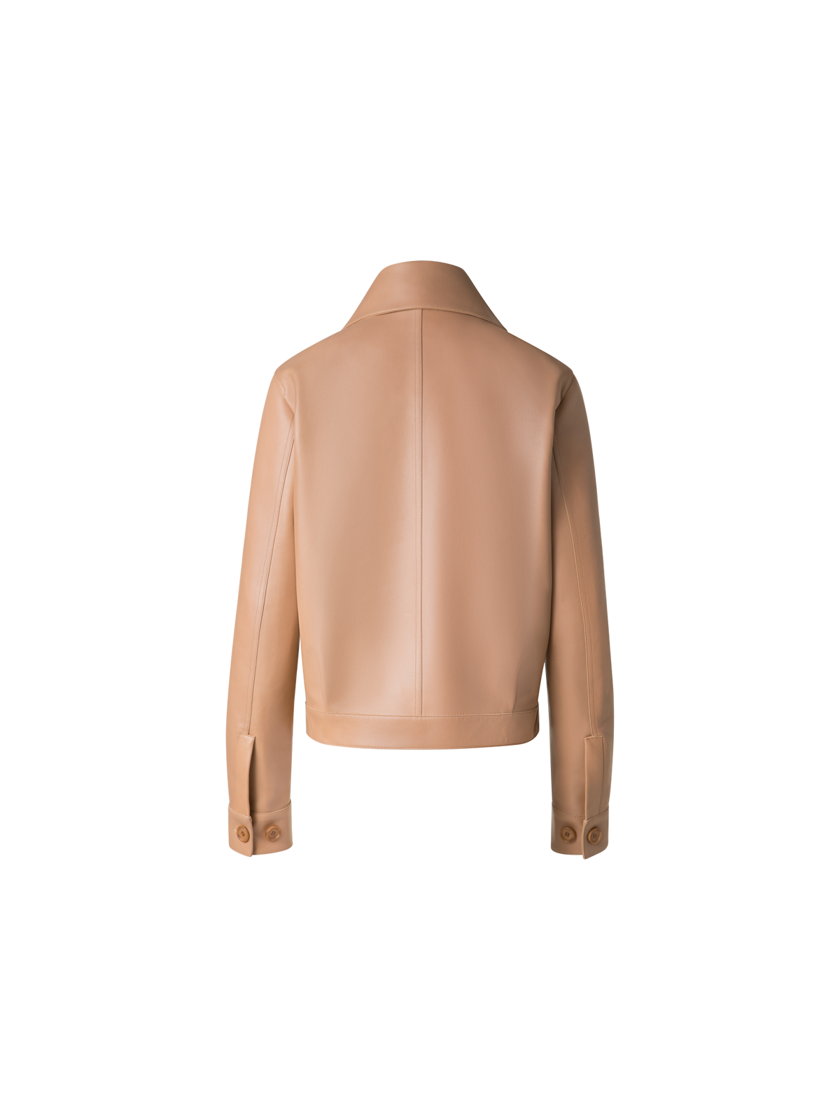 Asymmetrical Trench Leather Jacket – Akris EU