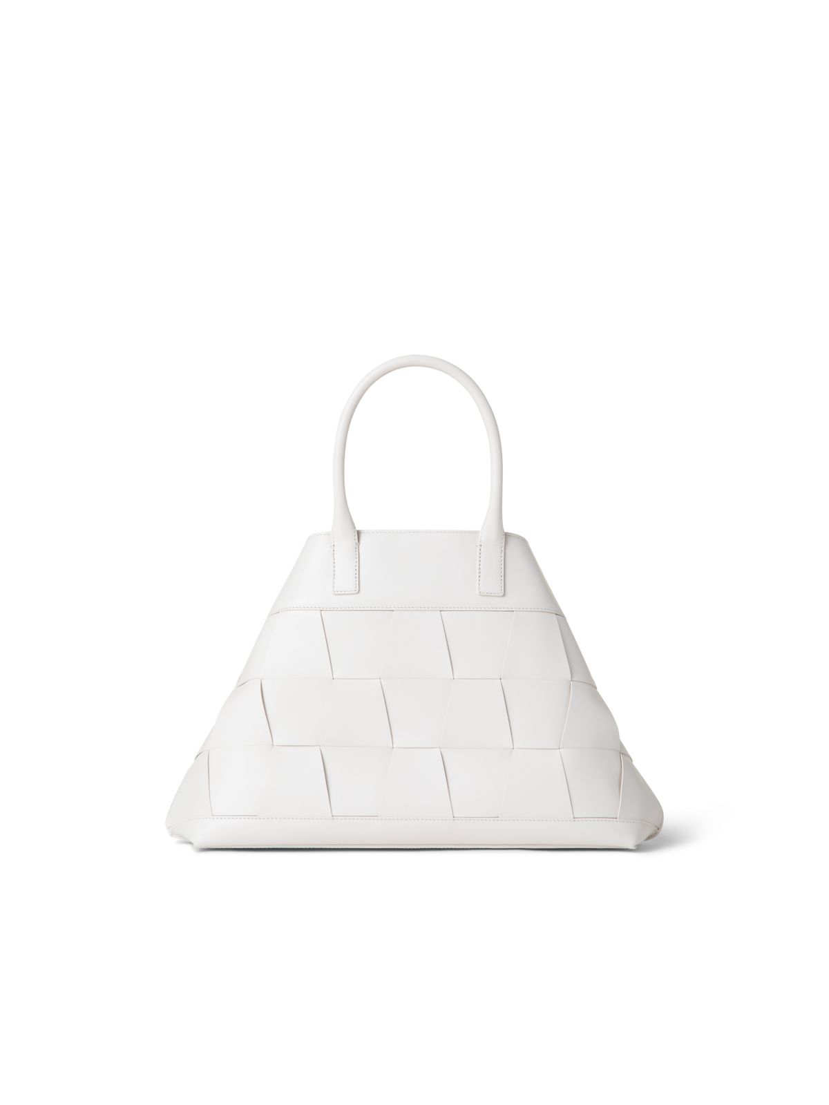 Designer Ai Small Top Handle Tote - ecru - white - neutral