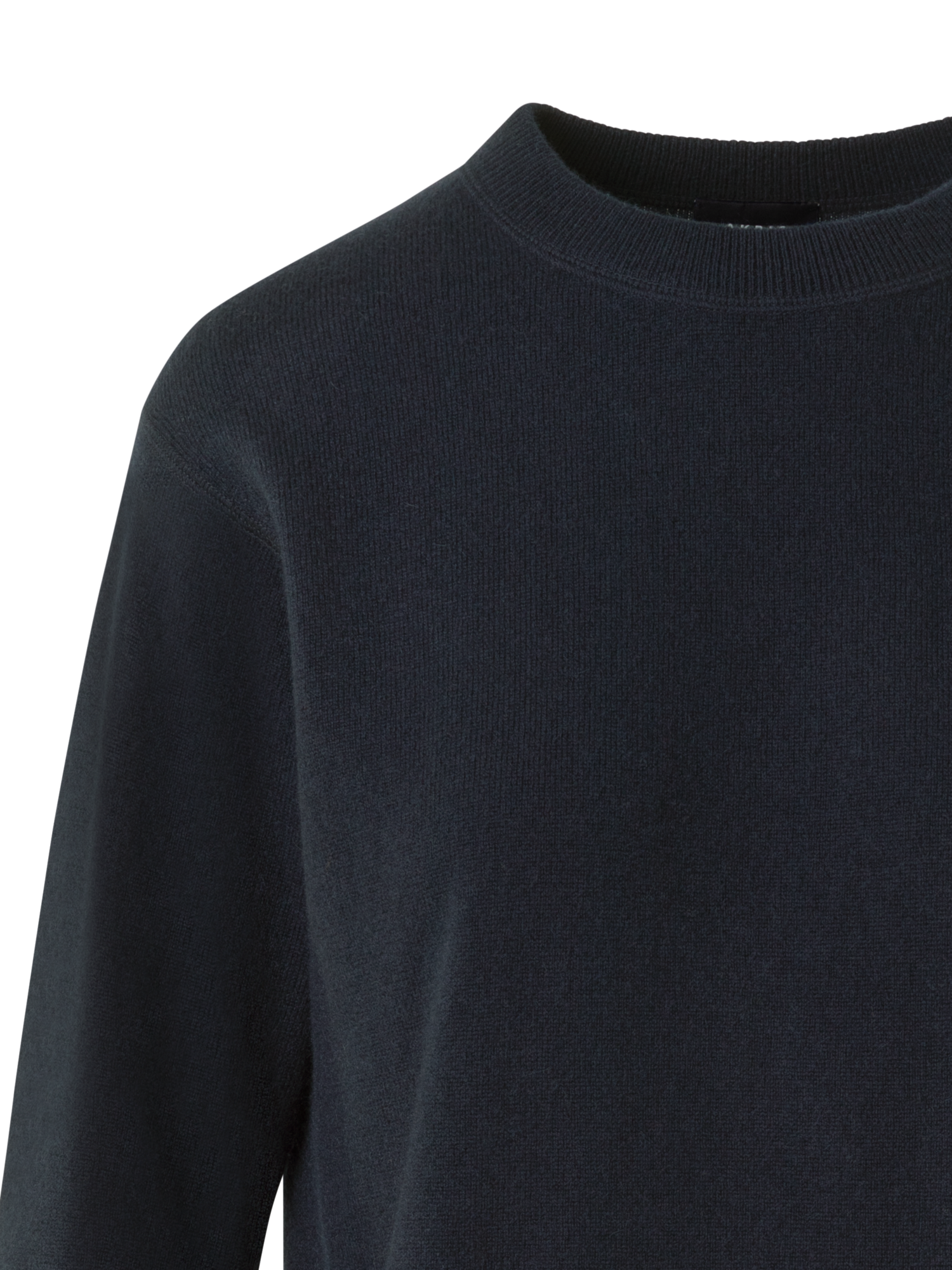 Designer Relaxed Sweater in Pure Cashmere - black - neutral