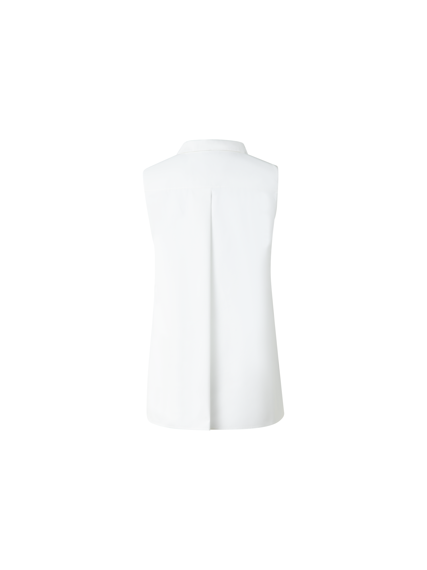Designer Sleeveless Cotton Tie Knot Blouse - neutral - ecru - white
