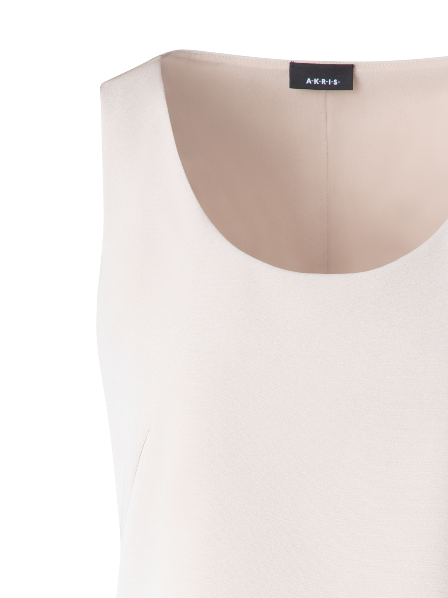 Designer Silk Tank Top - neutral - pastel - beige
