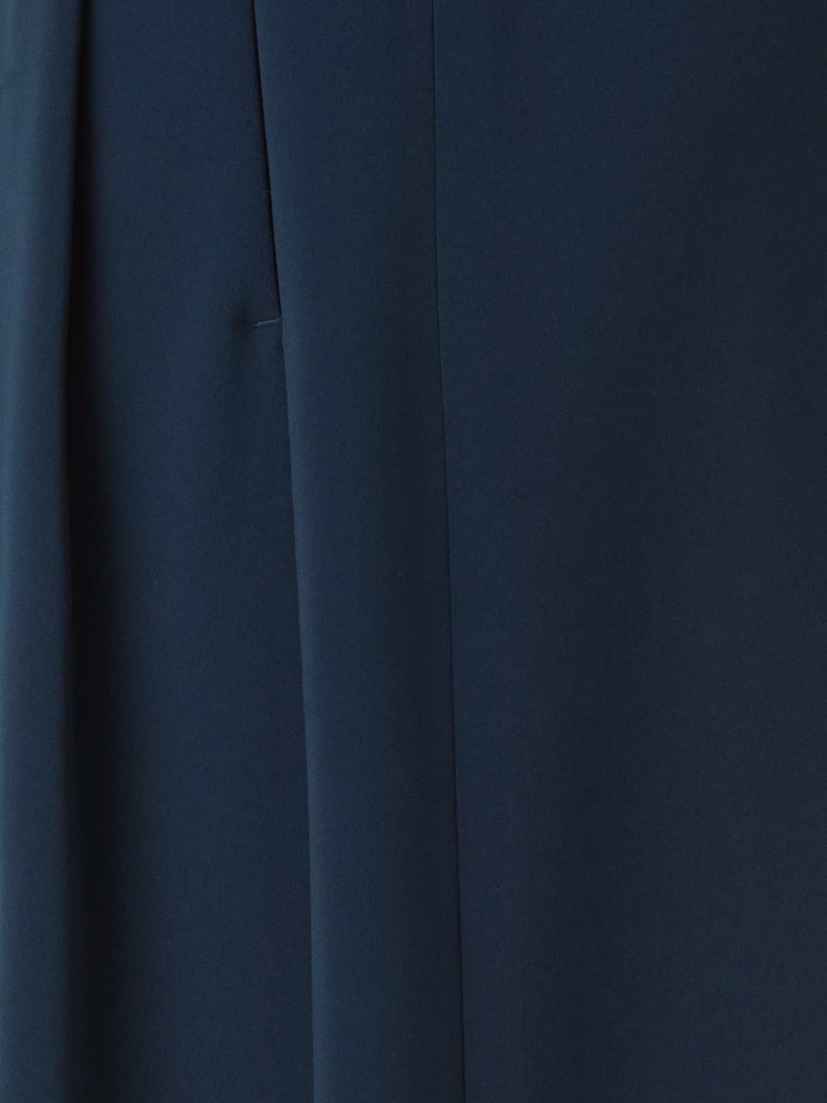 Designer Wide Straight Signature Laser Cut Pants - neutral - navy - blue