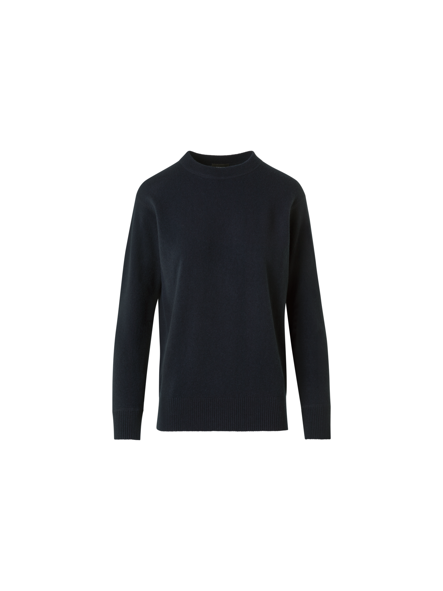 Designer Relaxed Sweater in Pure Cashmere - black - neutral