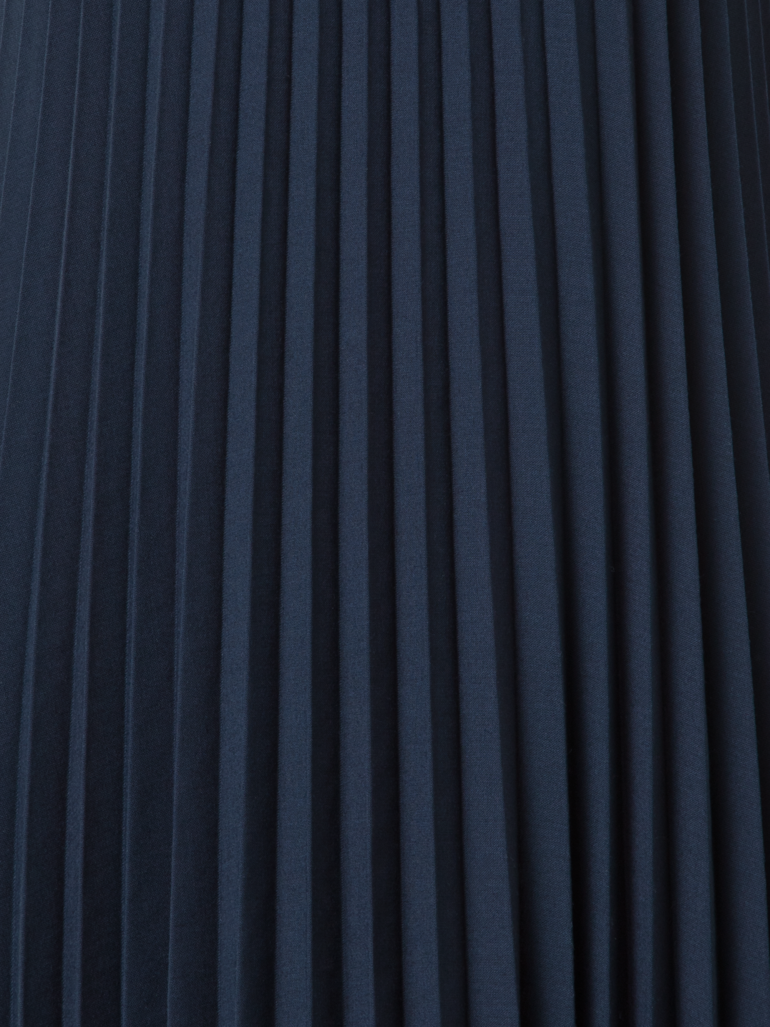 Designer A-Line Plissee Dress in Knee Length - neutral - navy - blue