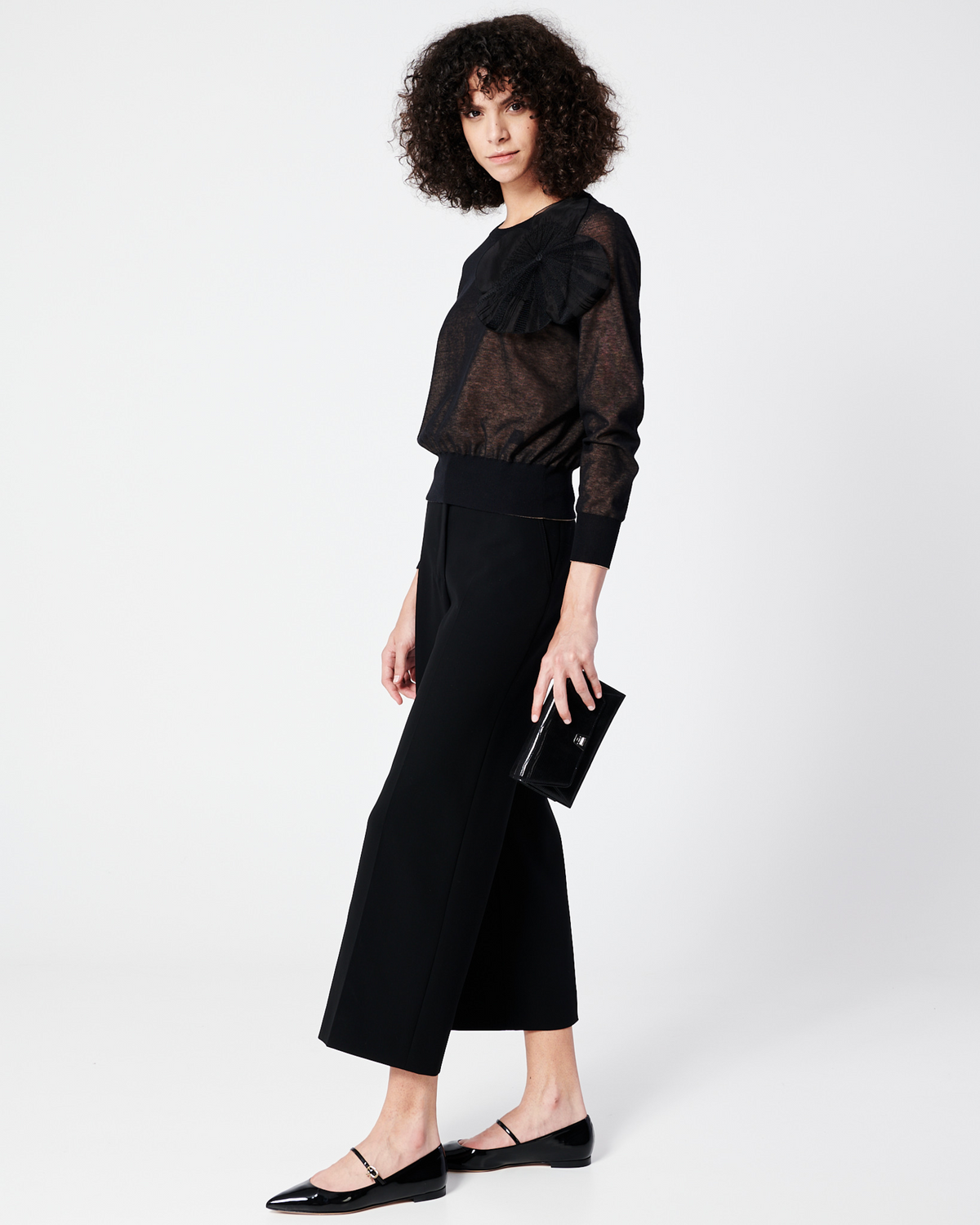 Designer Anouk Envelope - black #editorial