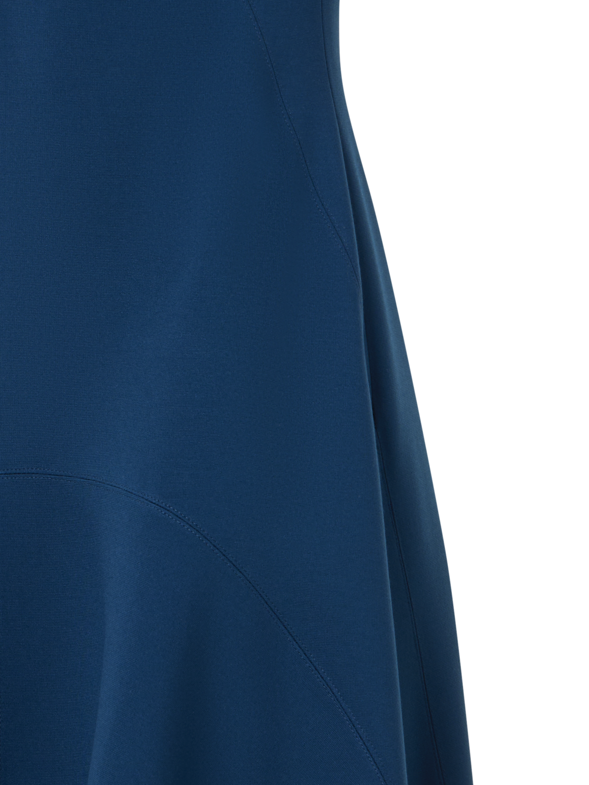 Designer Asymmetric Handkerchief Midi Dress 