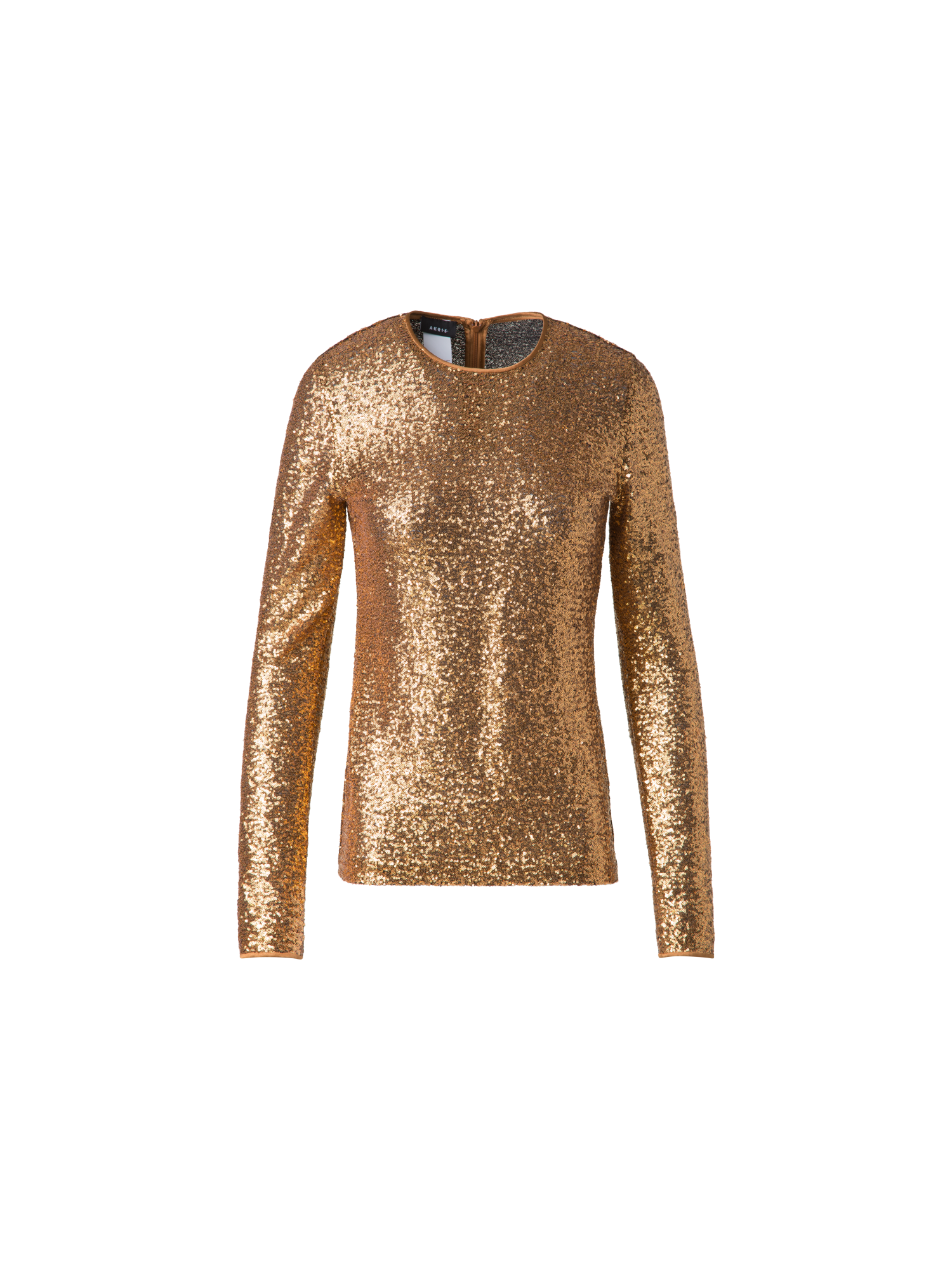 Designer Sequins on Jersey Top - gold