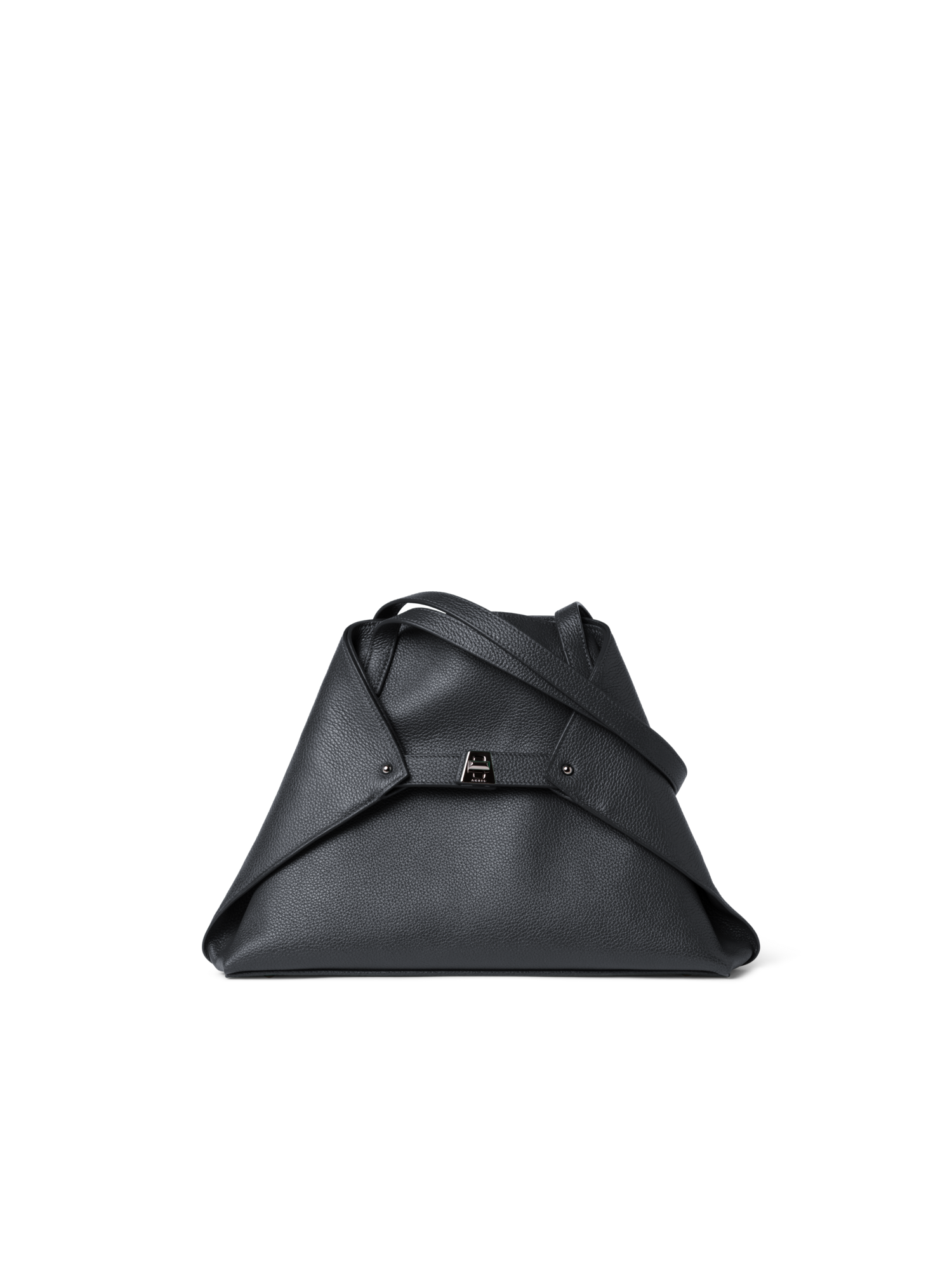 Designer Ai Small Shoulder Tote - neutral - black